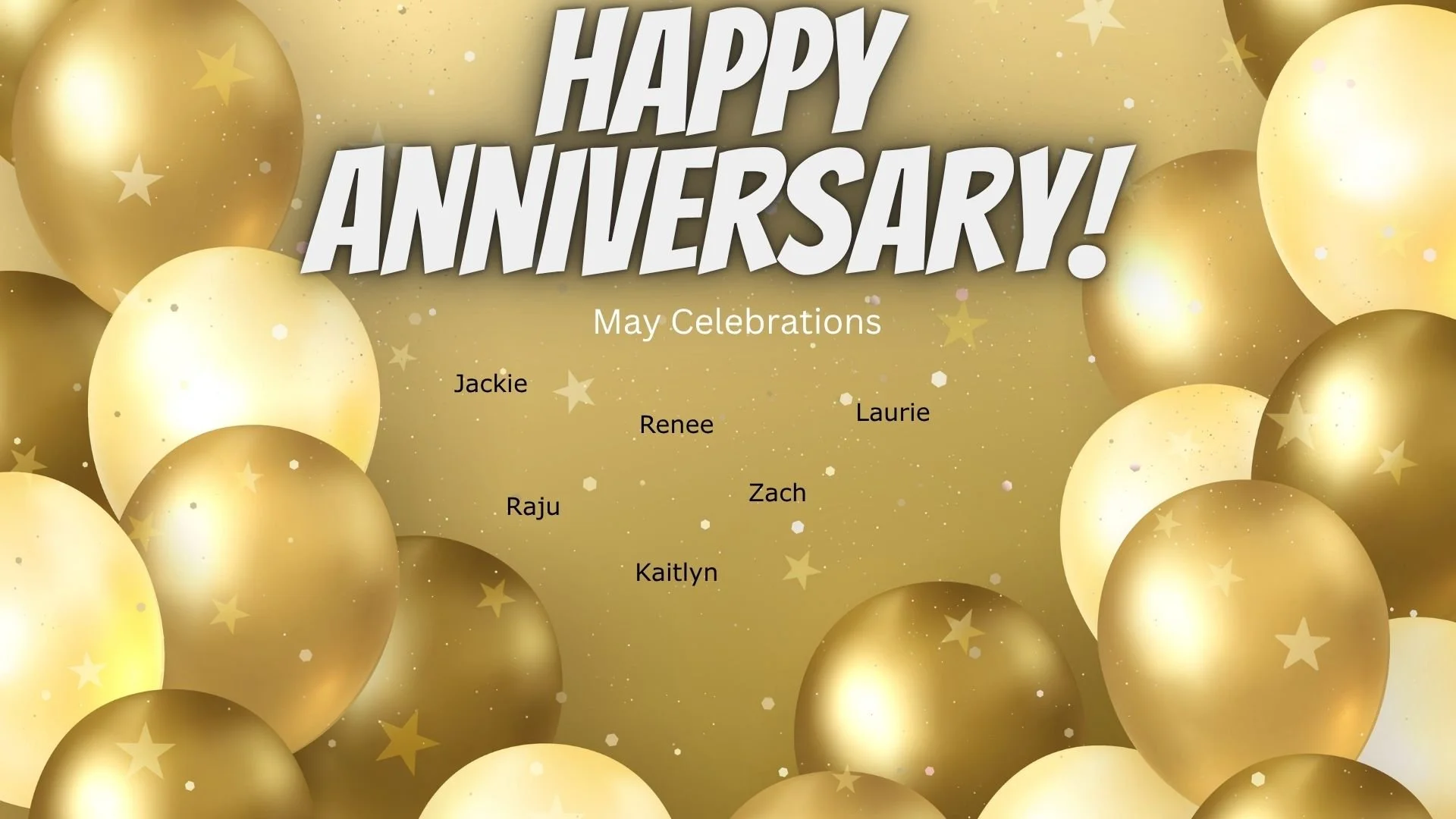 May Anniversaries 
