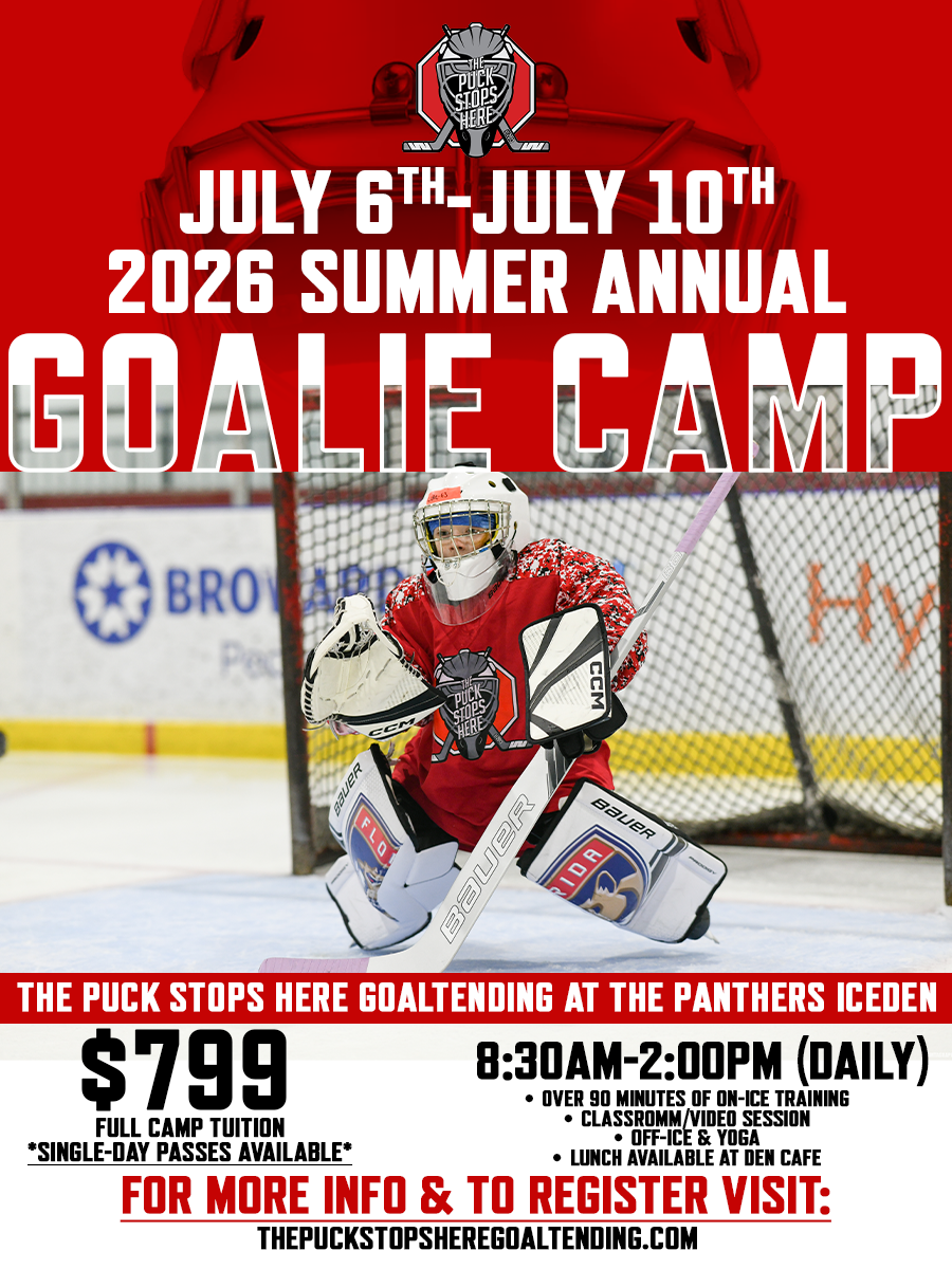 ANNUAL SUMMER GOALIE CAMP- July 6th-10th, 2026