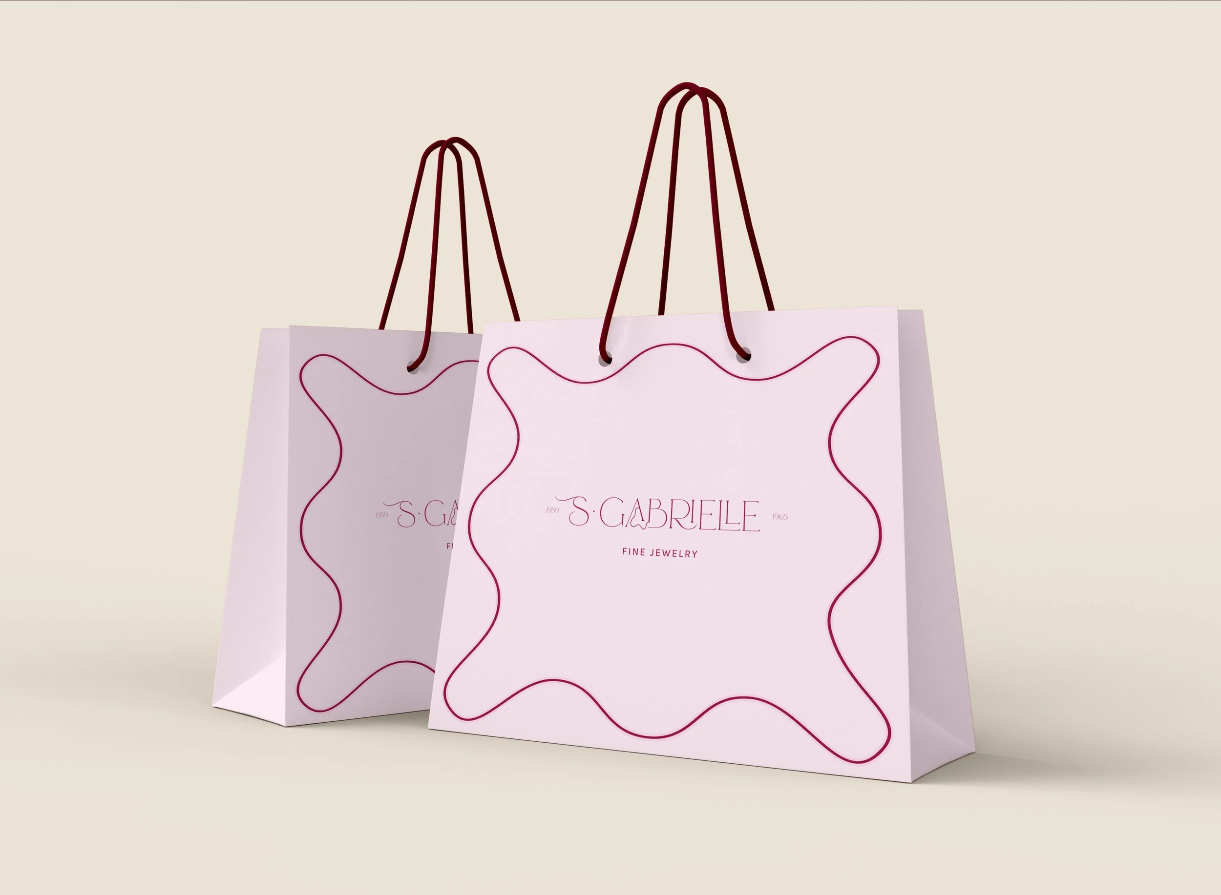 S.Gabrielle fine jewellery brand identity designed by Soley Creative