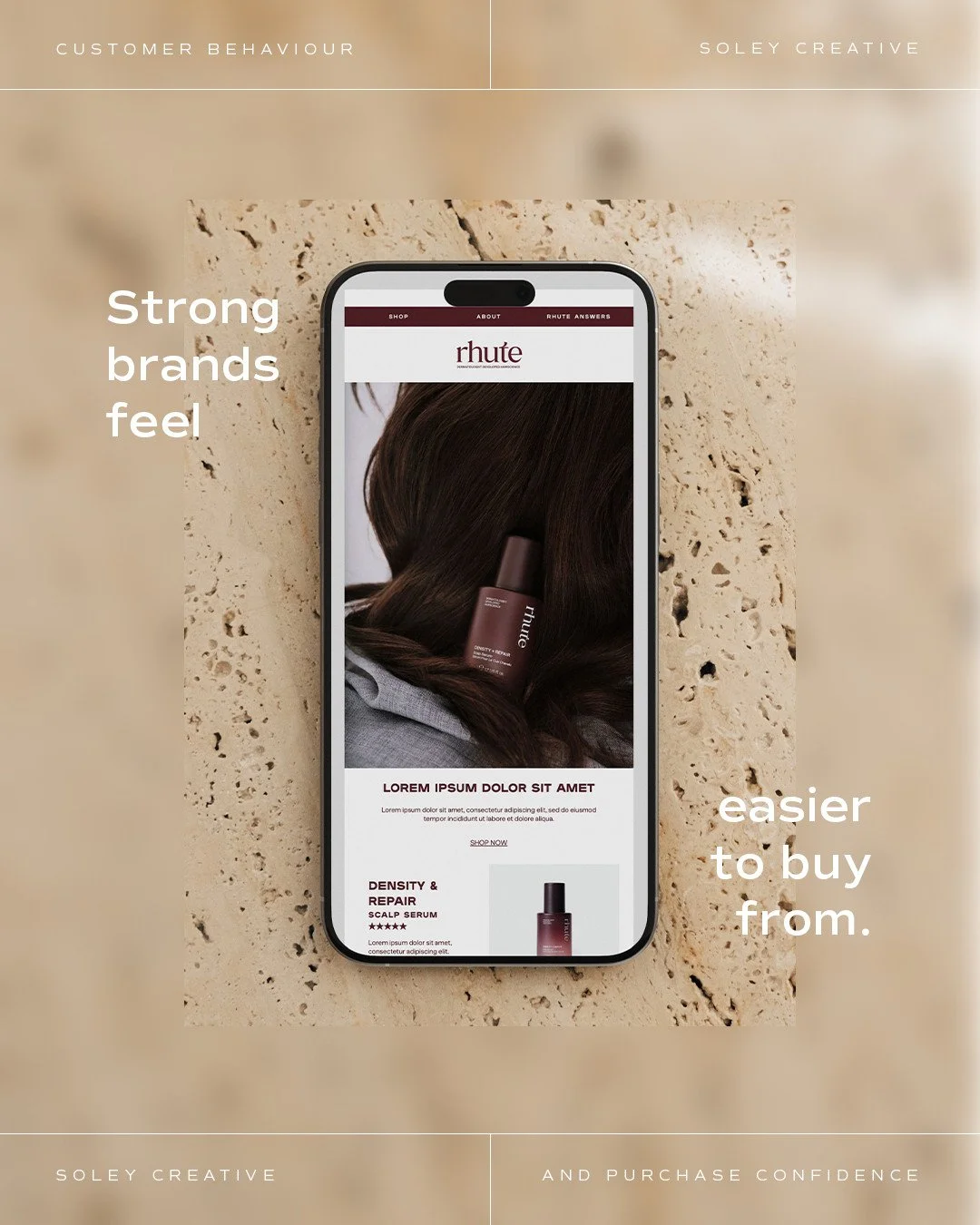 Some brands feel effortless to buy from.⁠
⁠
The website is clear. The messaging makes sense. The product feels desirable and the price feels justified. You scroll, decide and purchase without hesitation.⁠
⁠
That feeling is not accidental.⁠
⁠
Strong b