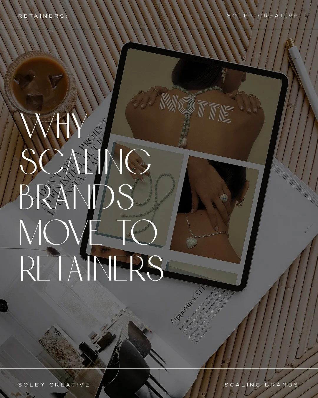 Projects are effective when there is a clear problem to solve: a new identity, a website, or a campaign. They create focus and momentum, which is exactly what most brands need at the right stage.⁠
⁠
As businesses grow, the challenge shifts. It become