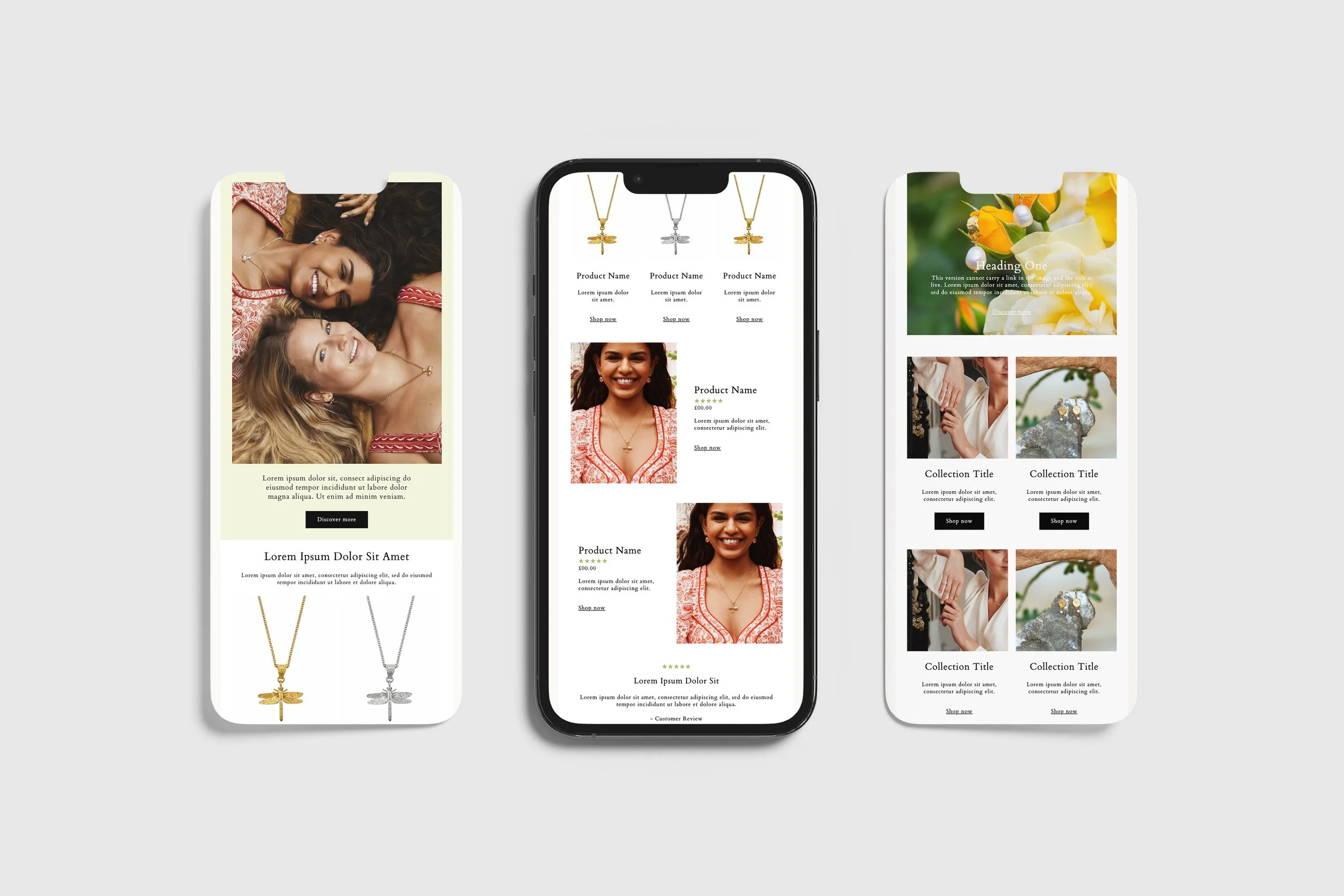 Alex Monroe ecommerce email design for Klaviyo