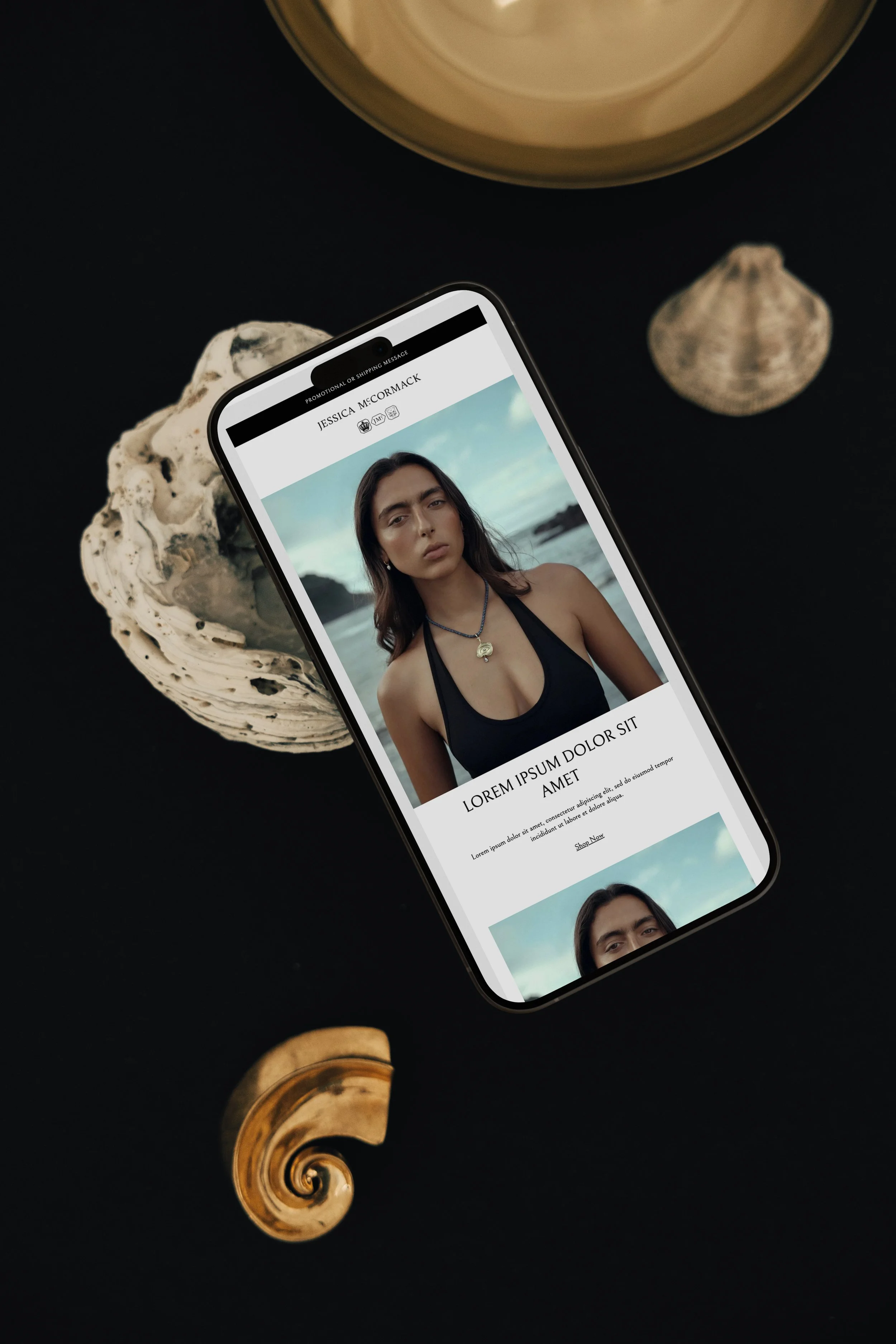 Responsive Klaviyo email template for Jessica McCormack fine jewellery