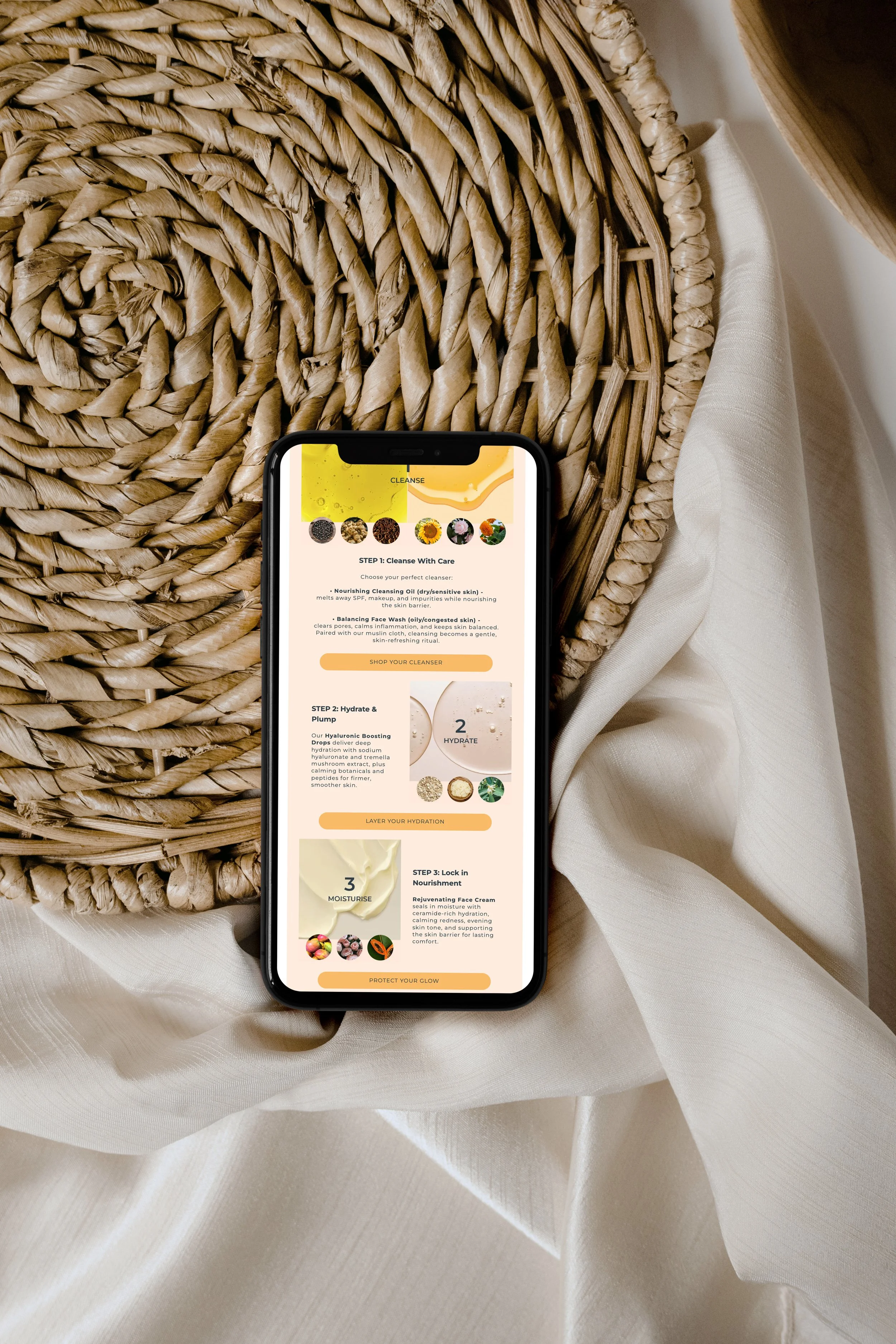 Saira Skin Klaviyo campaign email template design