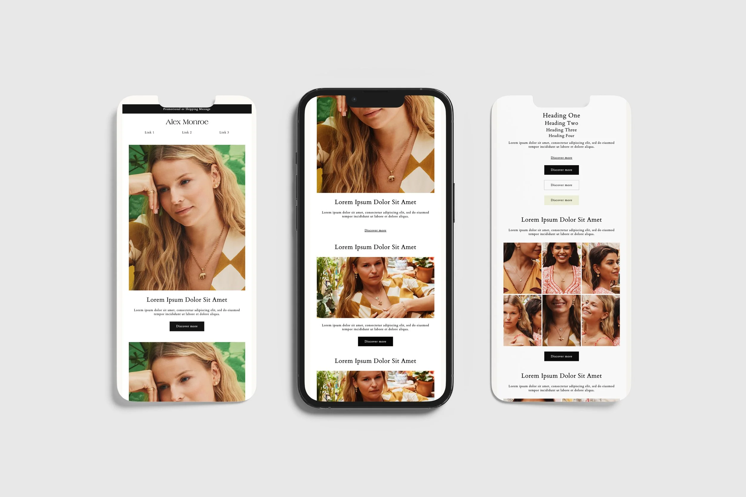 Alex Monroe Klaviyo email design by Soley Creative