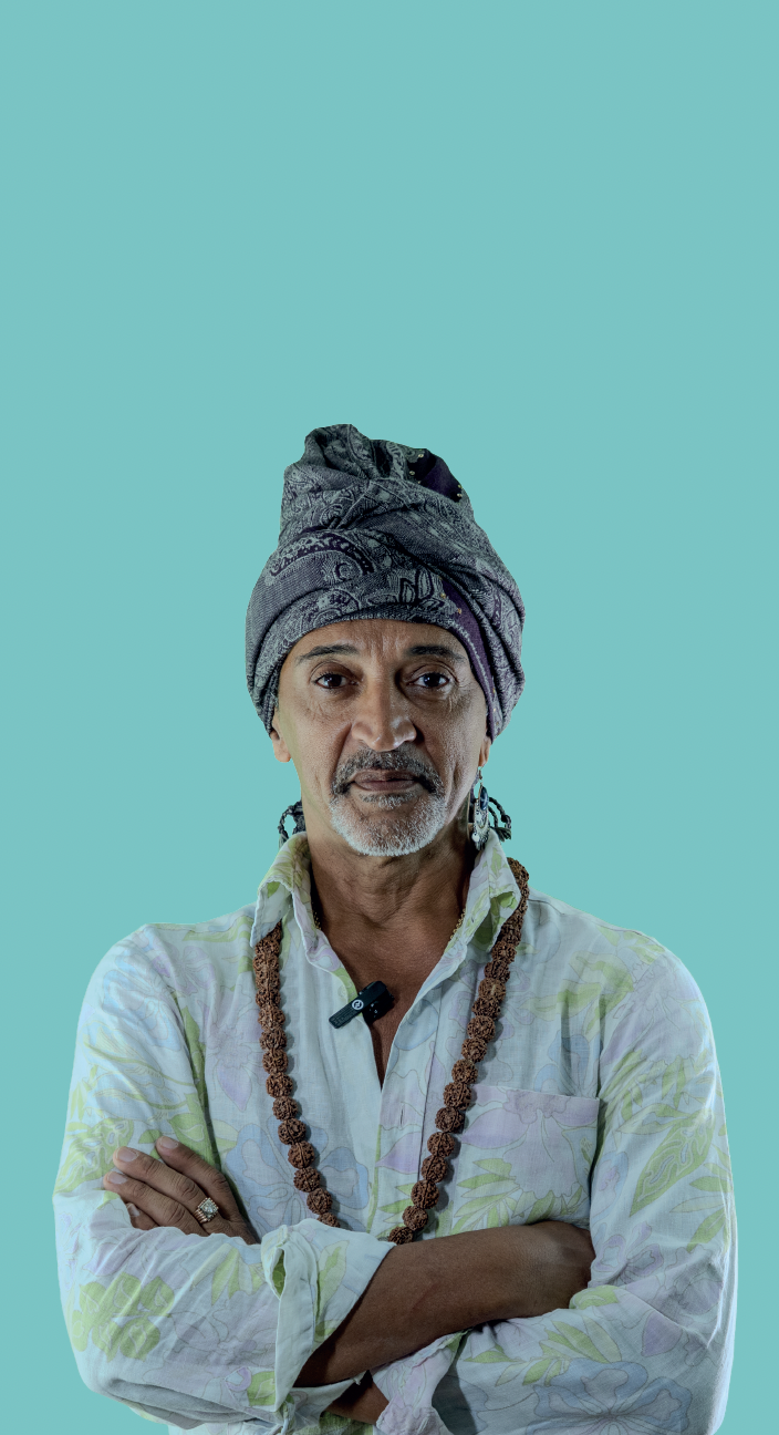 Portrait of Edimar Macedo Costa, originally from Utinga, for the Palermo Pavilion.