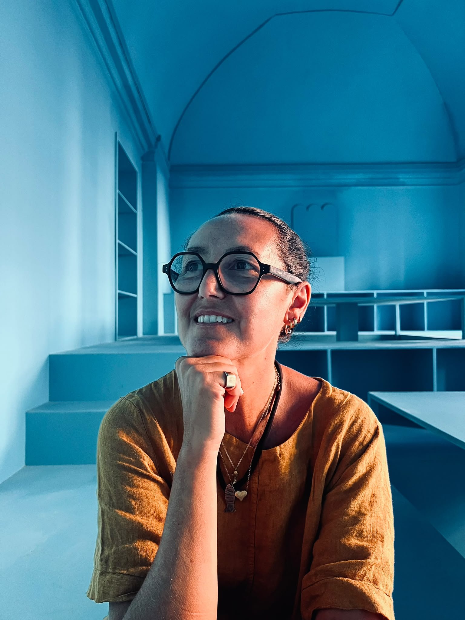 Portrait of architect Claudia Fiore, Director of SOU Palermo.