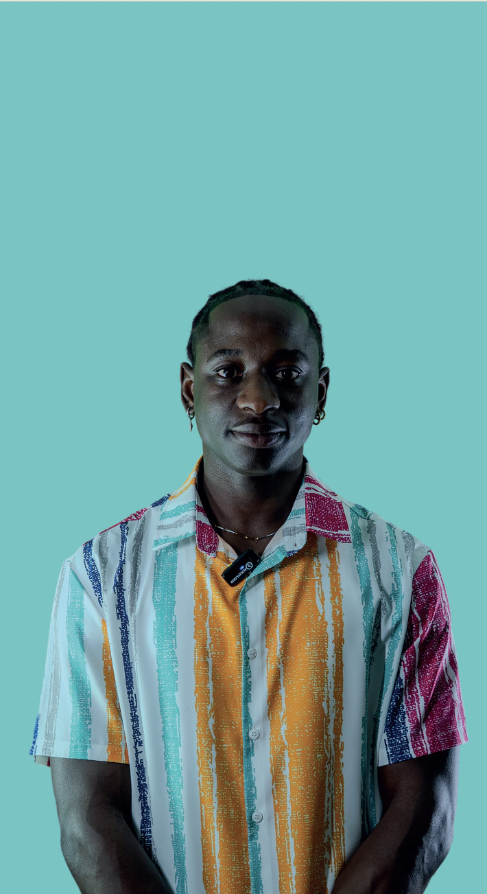 Portrait of Abdoulie Manjang, originally from Brikama, for the Palermo Pavilion.
