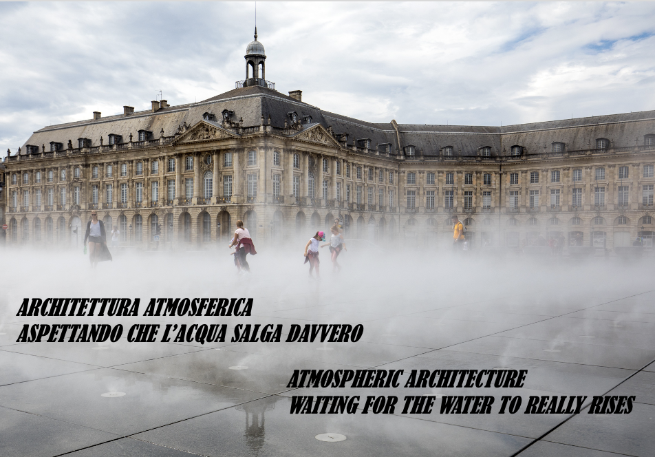 View of a public square in Bordeaux, France.