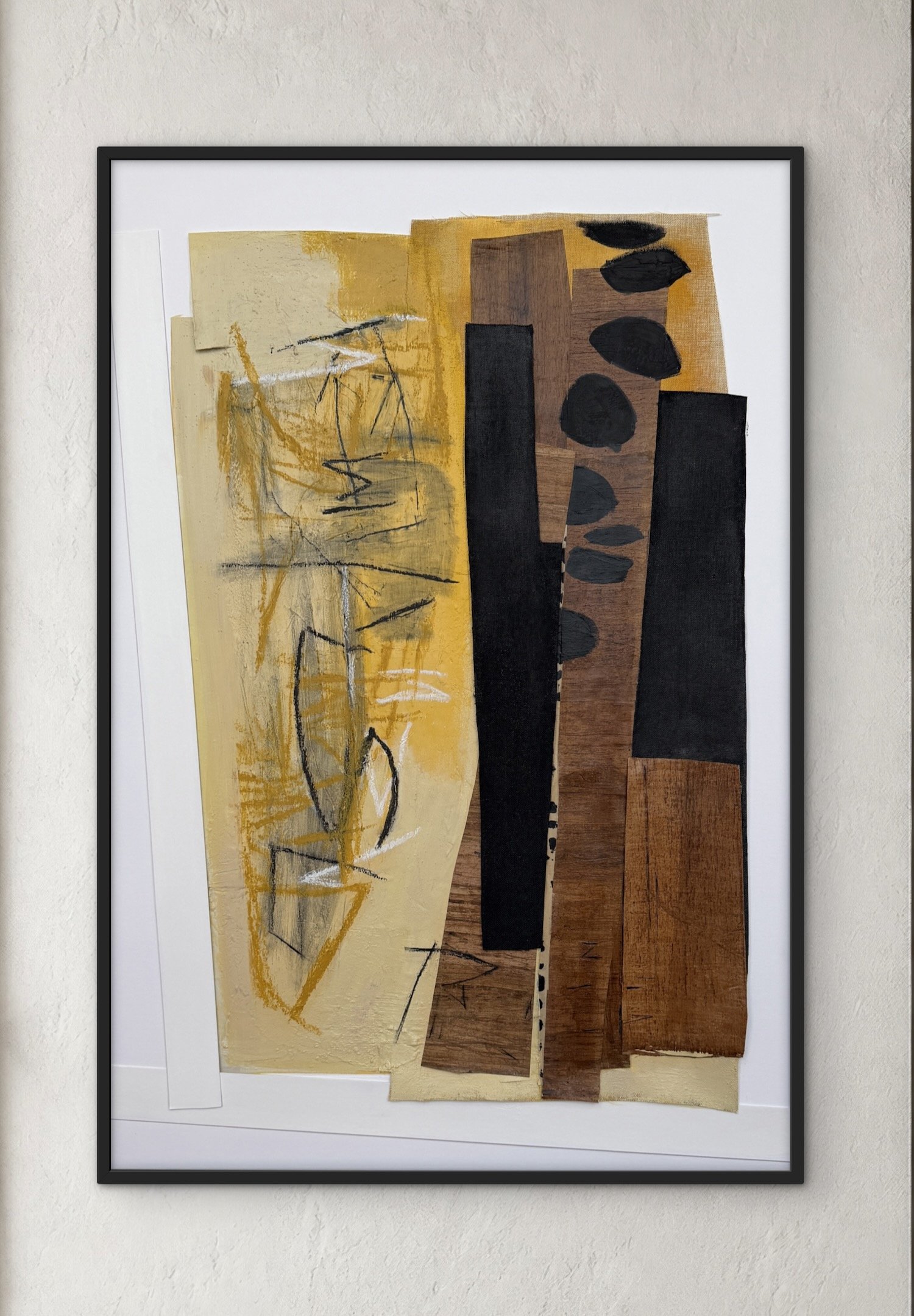 Memories of Marks and Symbols 21  | Mixed Media Assemblage | 43x29 | Next Shown in Situ