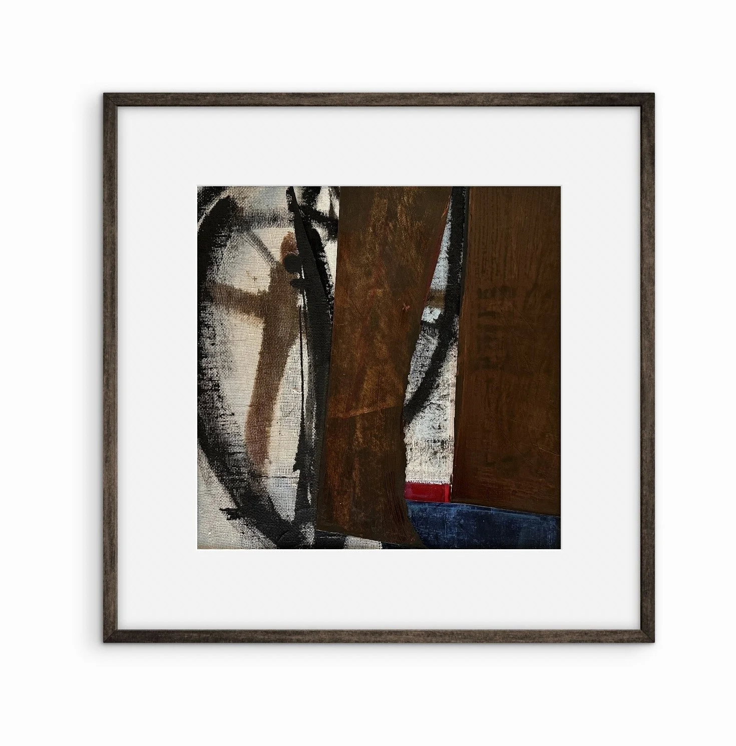 In the Forest | 14x14 | Mixed Media on Panel  | Shown Framed