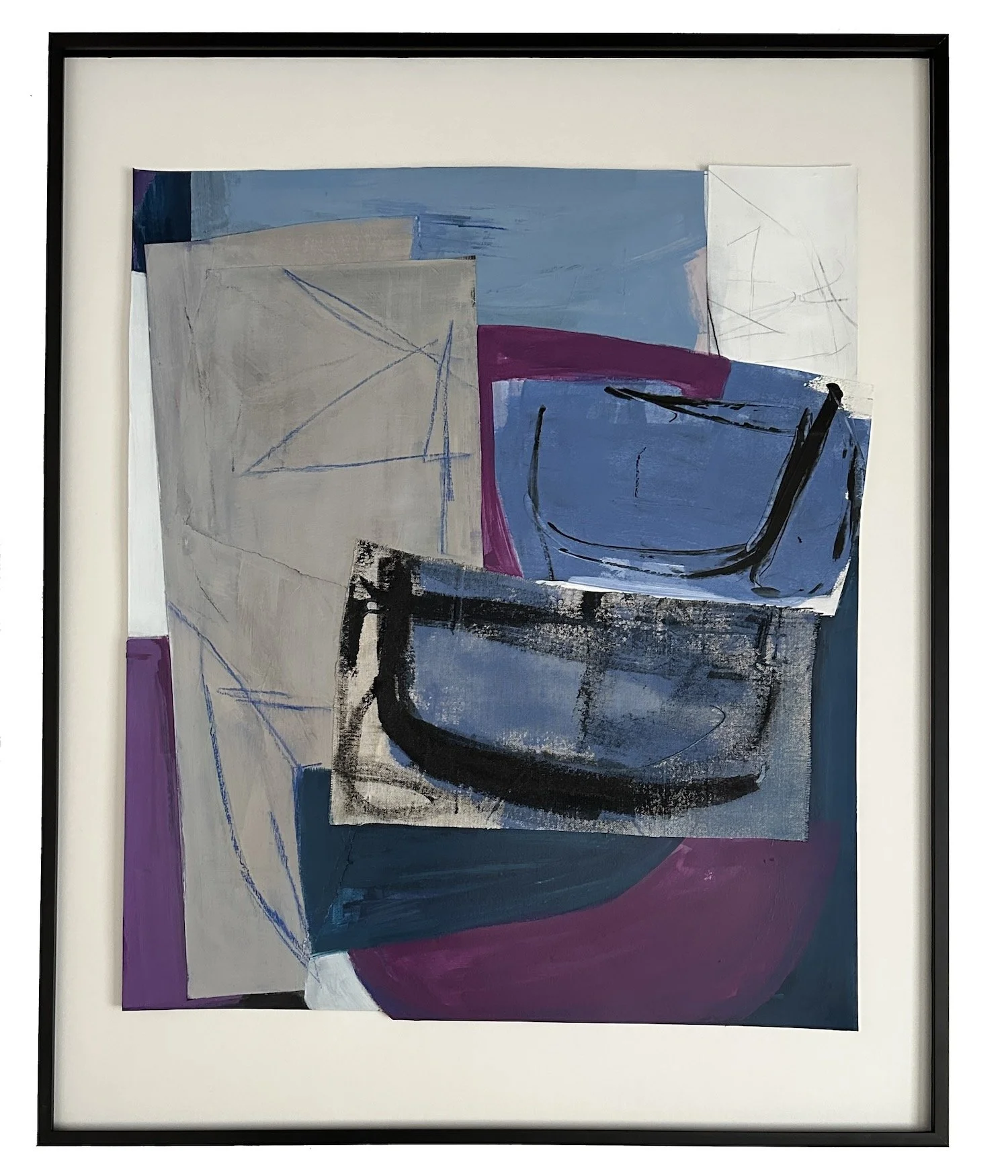 Preparing for the Journey | Mixed Media on Paper | SOLD