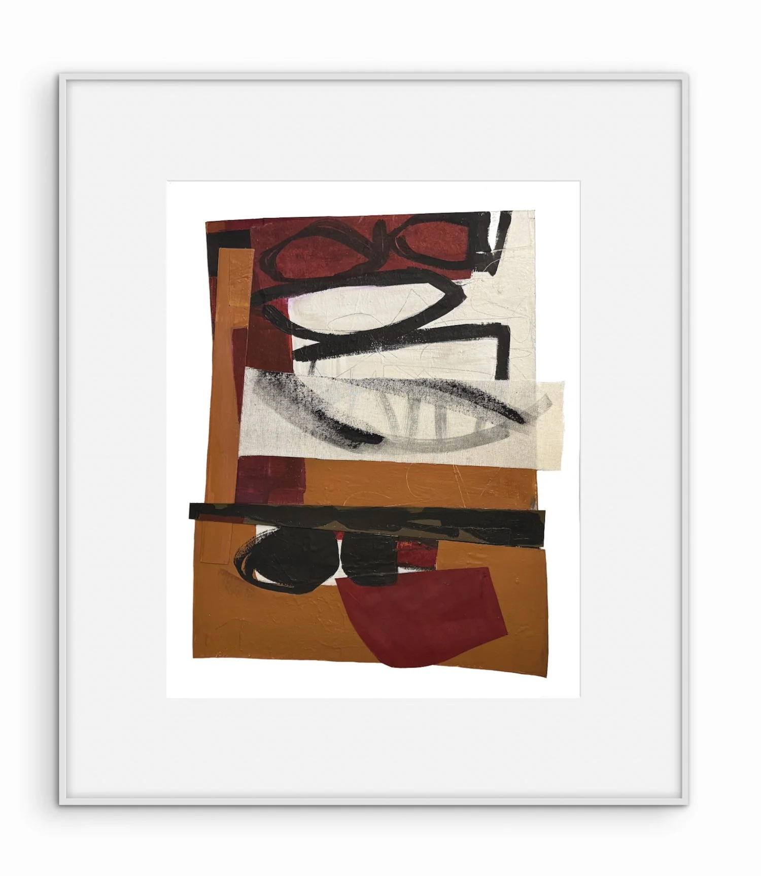  Wabi Sabi Conversations in Shape and Form 1 | 28x25 Framed | Mixed Media