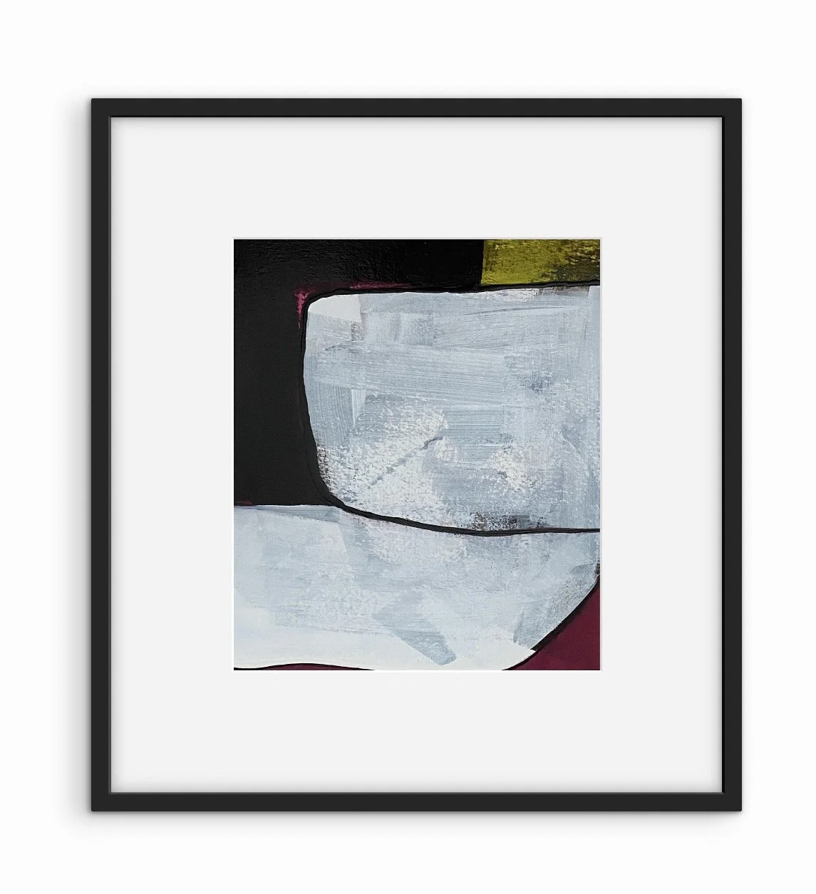 Soulmates | 10x8.5 | Acrylic on Paper | Shown Framed