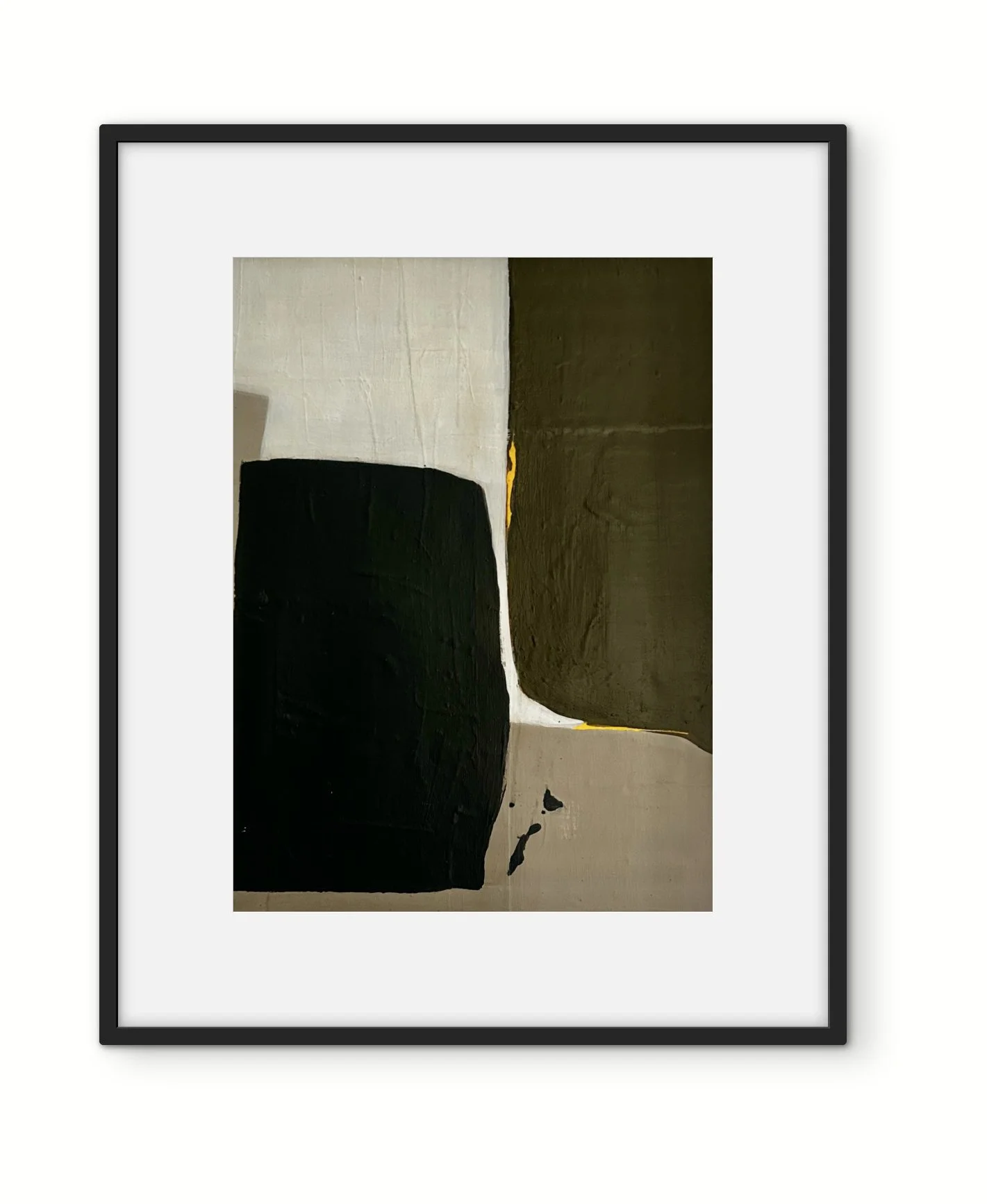 Openings 1 | 14x11 | Acrylic on Paper Shown Framed