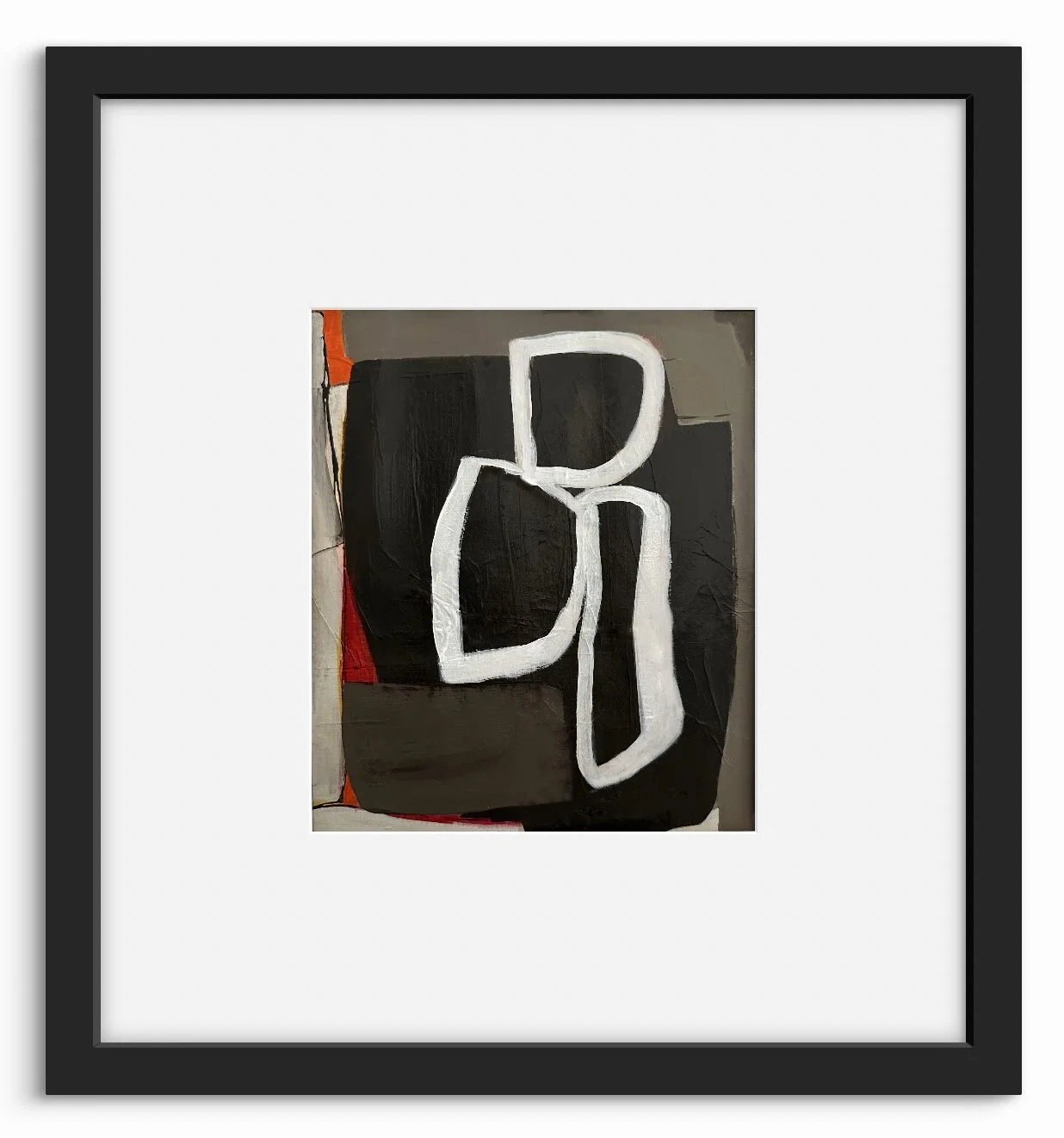 Different Together | 10x8.5 | Acrylic on Paper |  Shown Framed