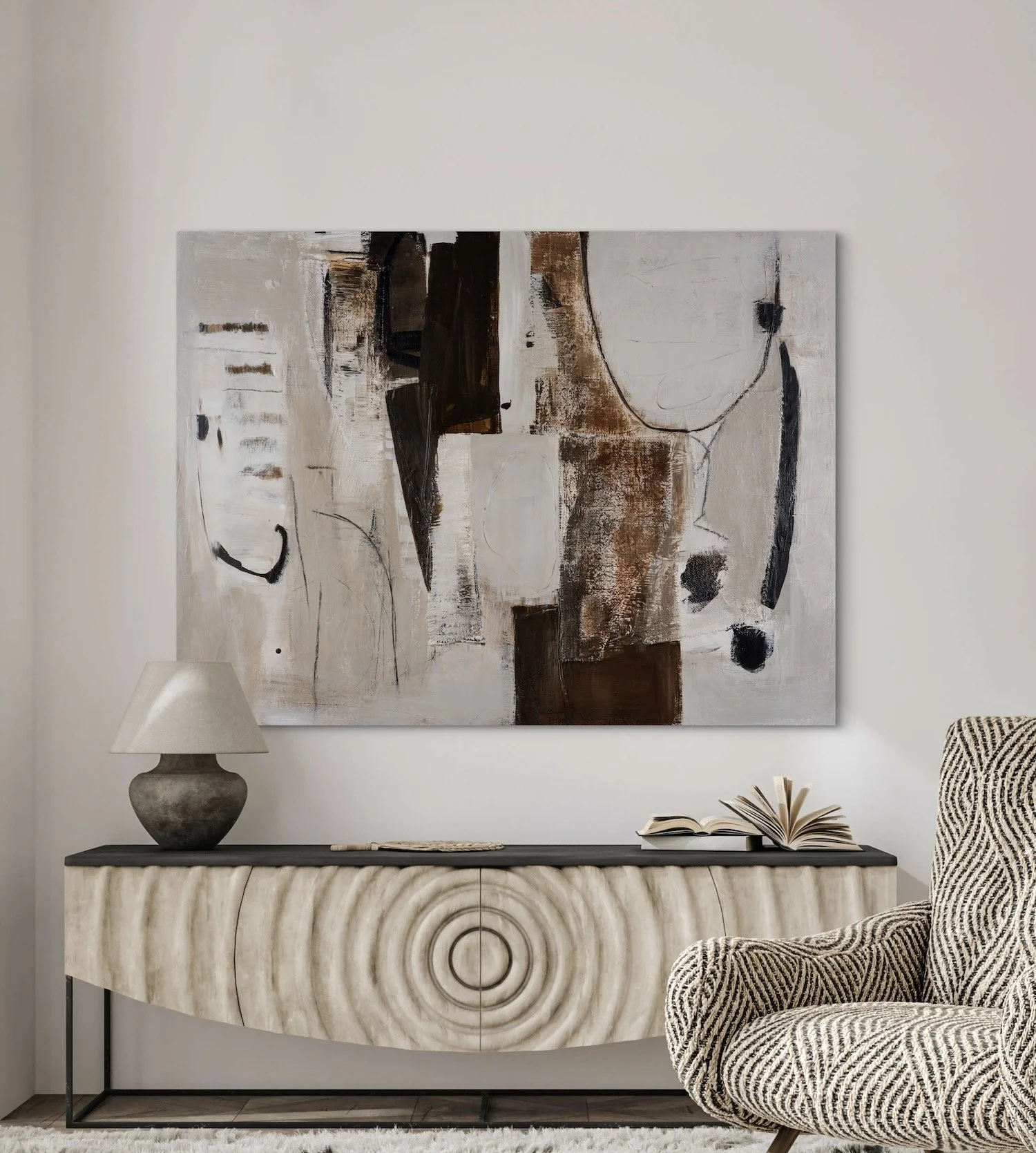 The Quiet Leo | 30x40  | Mixed Media on Panel | SOLD