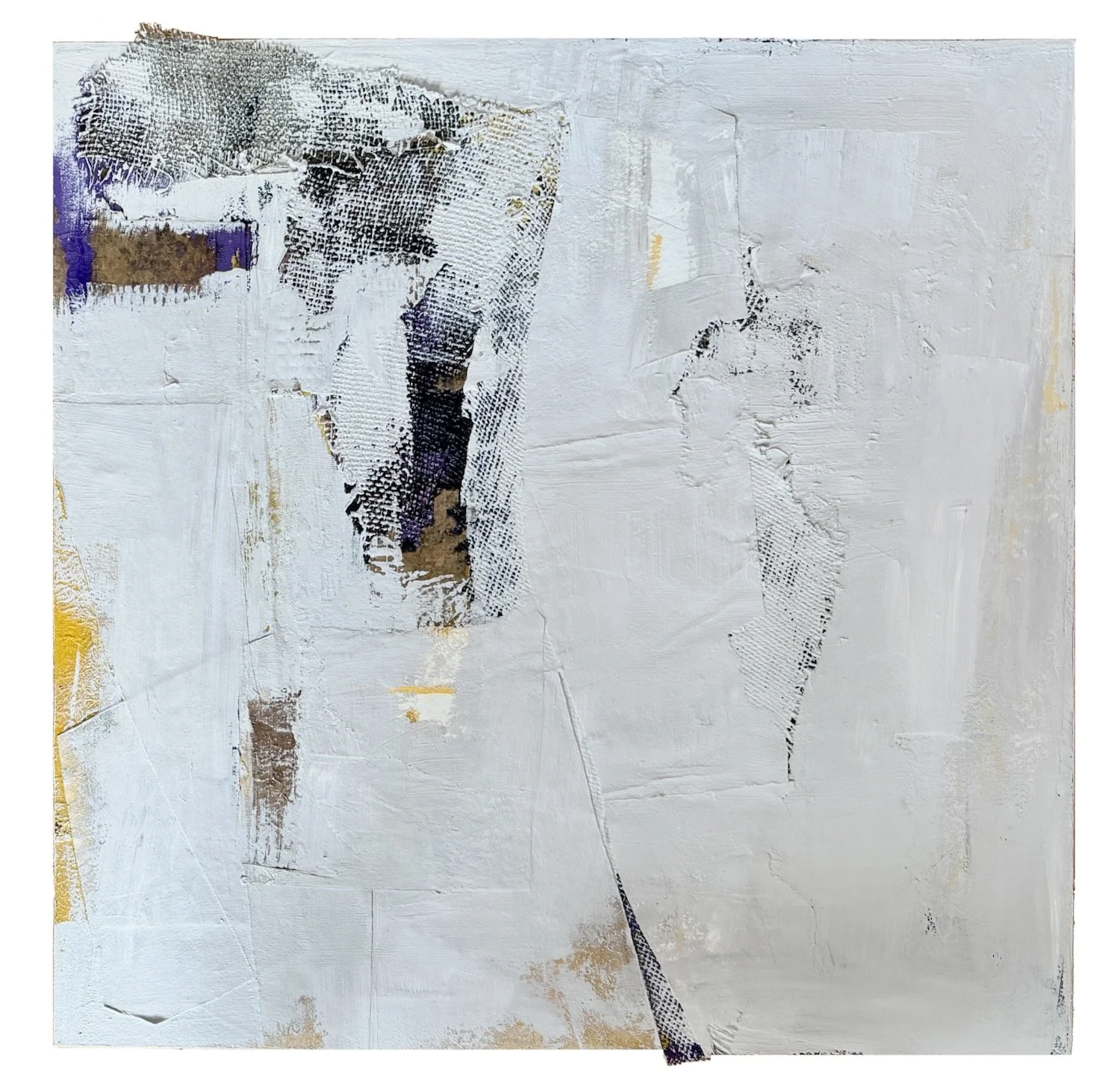 Vestiges in Neutrals | 30x30 | Mixed Media on Panel  | Next Shown in Situ