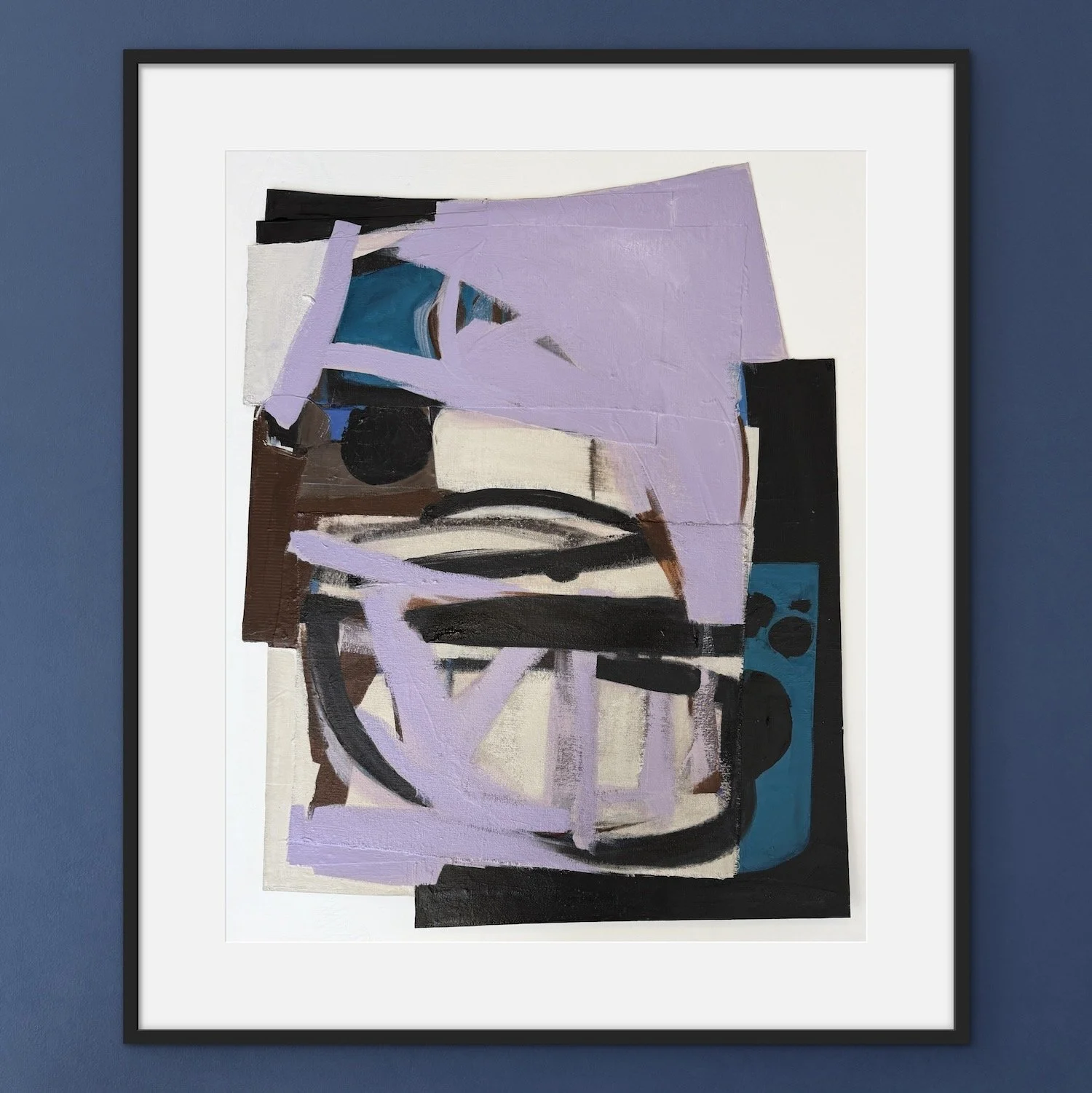 Disparate Connections | 28x34 | Mixed Media on Paper | Next Shown in Situ