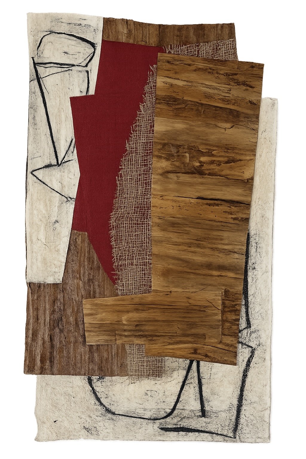 Memories of Marks and Symbols 19 | Mixed Media | 40x25 | Next Shown Framed in Situ