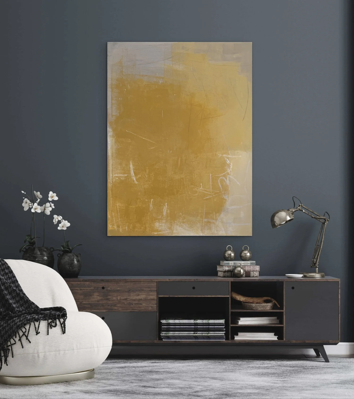 Dreamscape | 48x36 | Mixed Media on Canvas | Shown in Situ