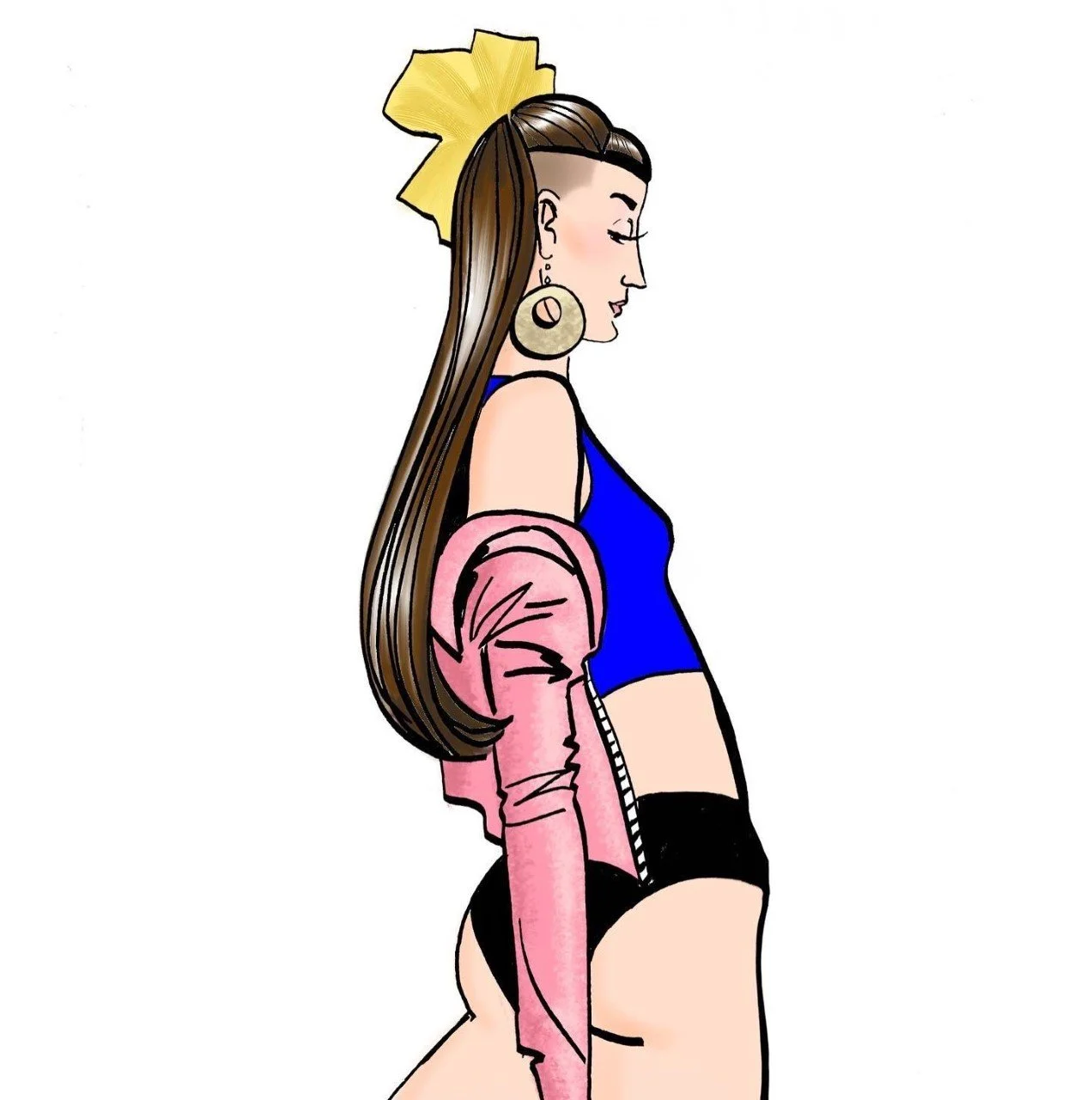 FASHION ILLUSTRATION DRAWING SESH - Starring MANON