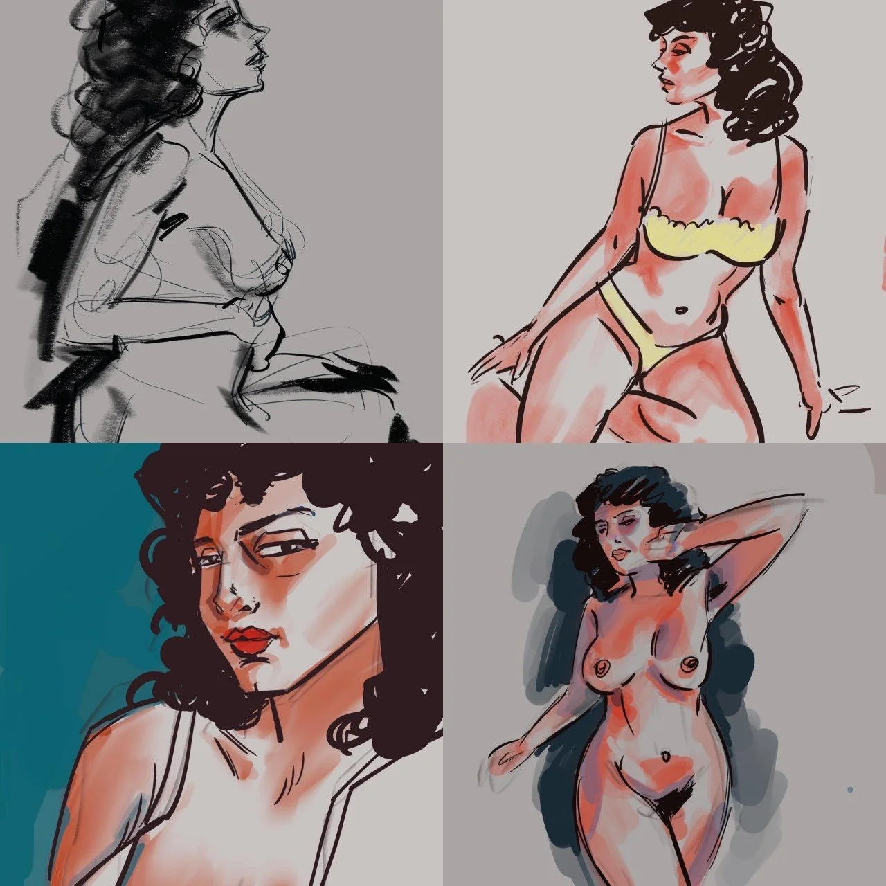 MARS - LINGERIE & NUDE LIFEDRAWING SESH