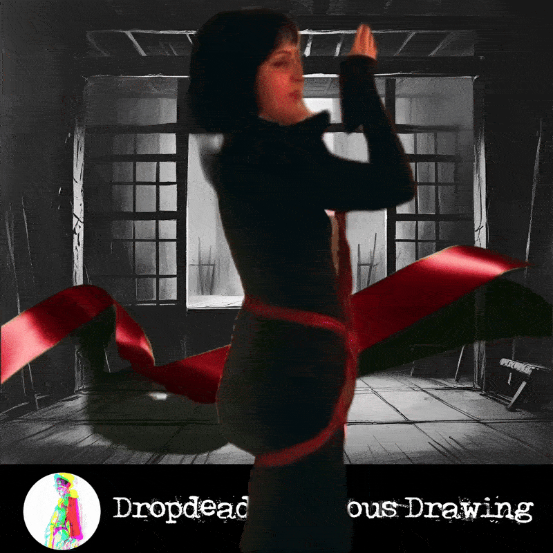 Bound To Draw - Rope Inspired Drawing Sesh with ARIANA