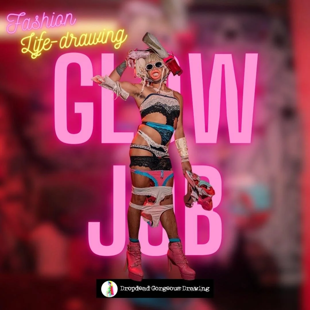 FASHION ILLUSTRATION LIFEDRAWING With ✨GLOW JOB️✨