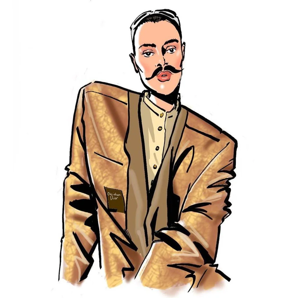 LOUIS VUITTON & DIOR FASHION SKETCH SESH With VICK TECKER!!!