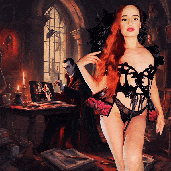 VAMPIRE ONLINE LIFE-DRAWING With DALILA
