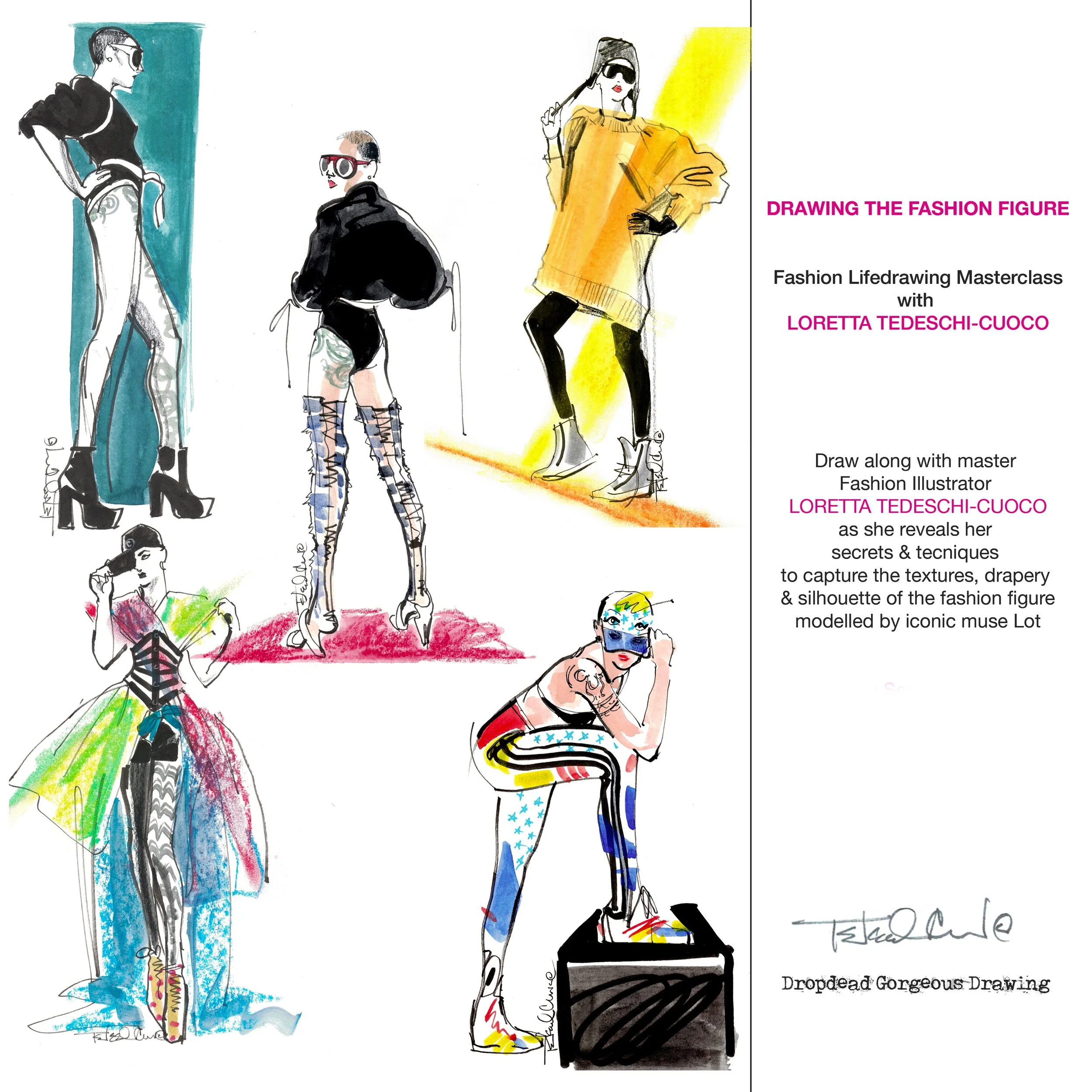 DRAWING THE FASHION FIGURE with LORETTA TEDESCHI-CUOCO