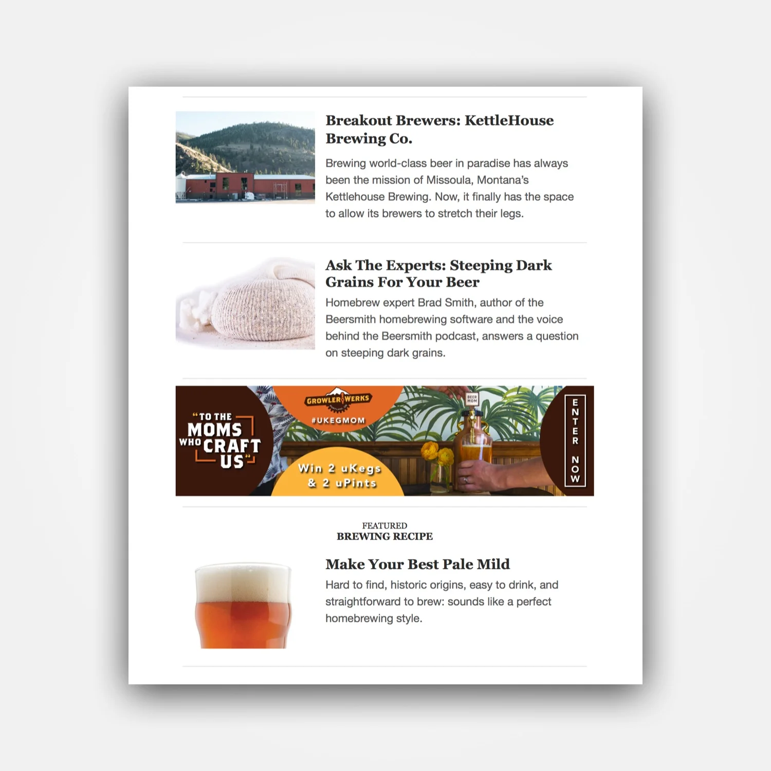 Sponsored Editorial Email