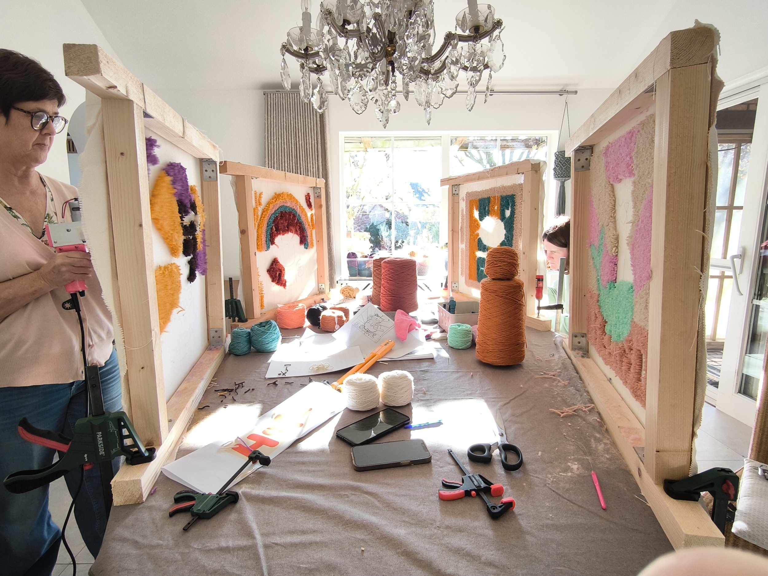 Workshop tuften april @beleefateljée 24/04/26 10u00- 15u00 ( 4 plaatsen vrij)