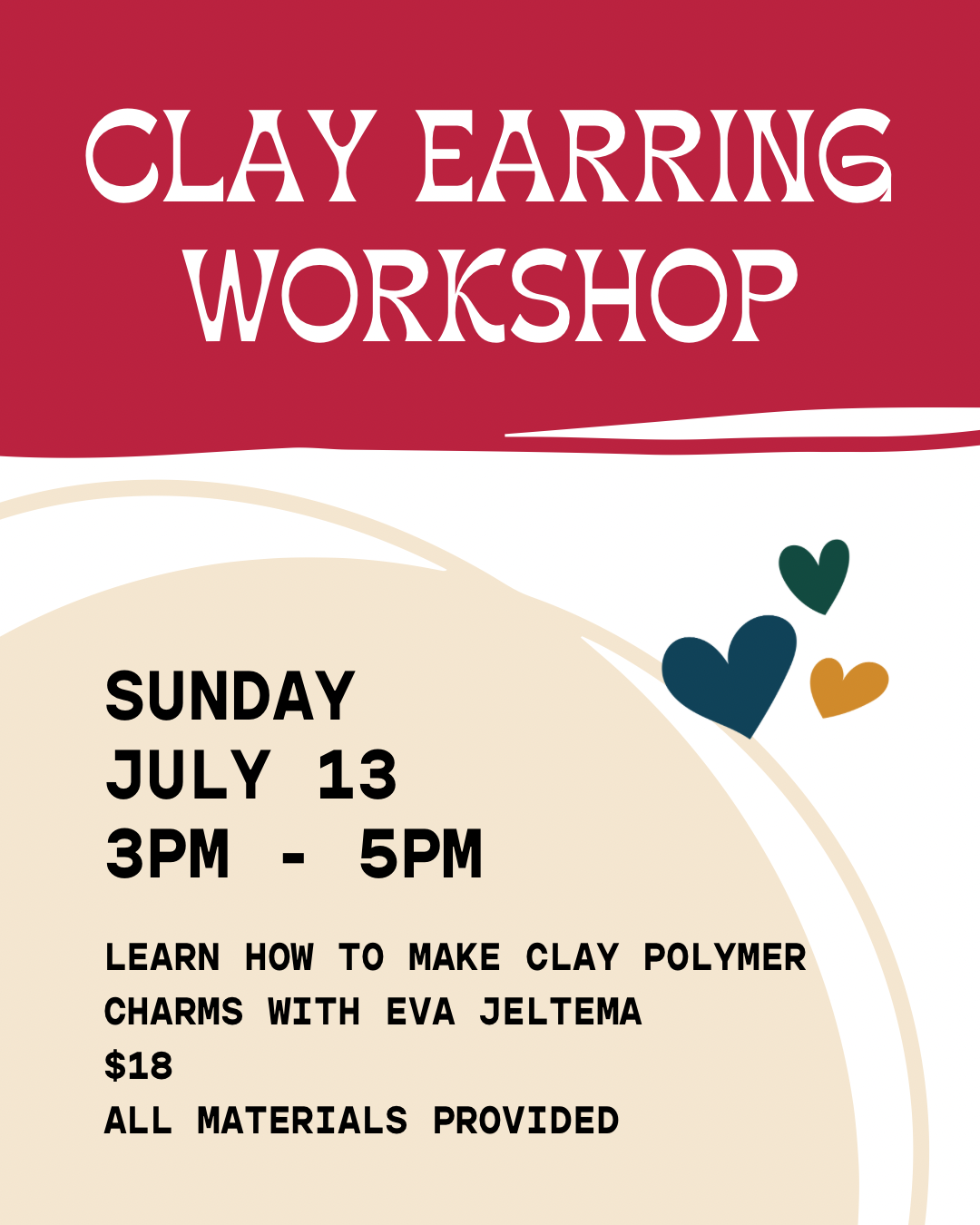 Clay Earring Workshop