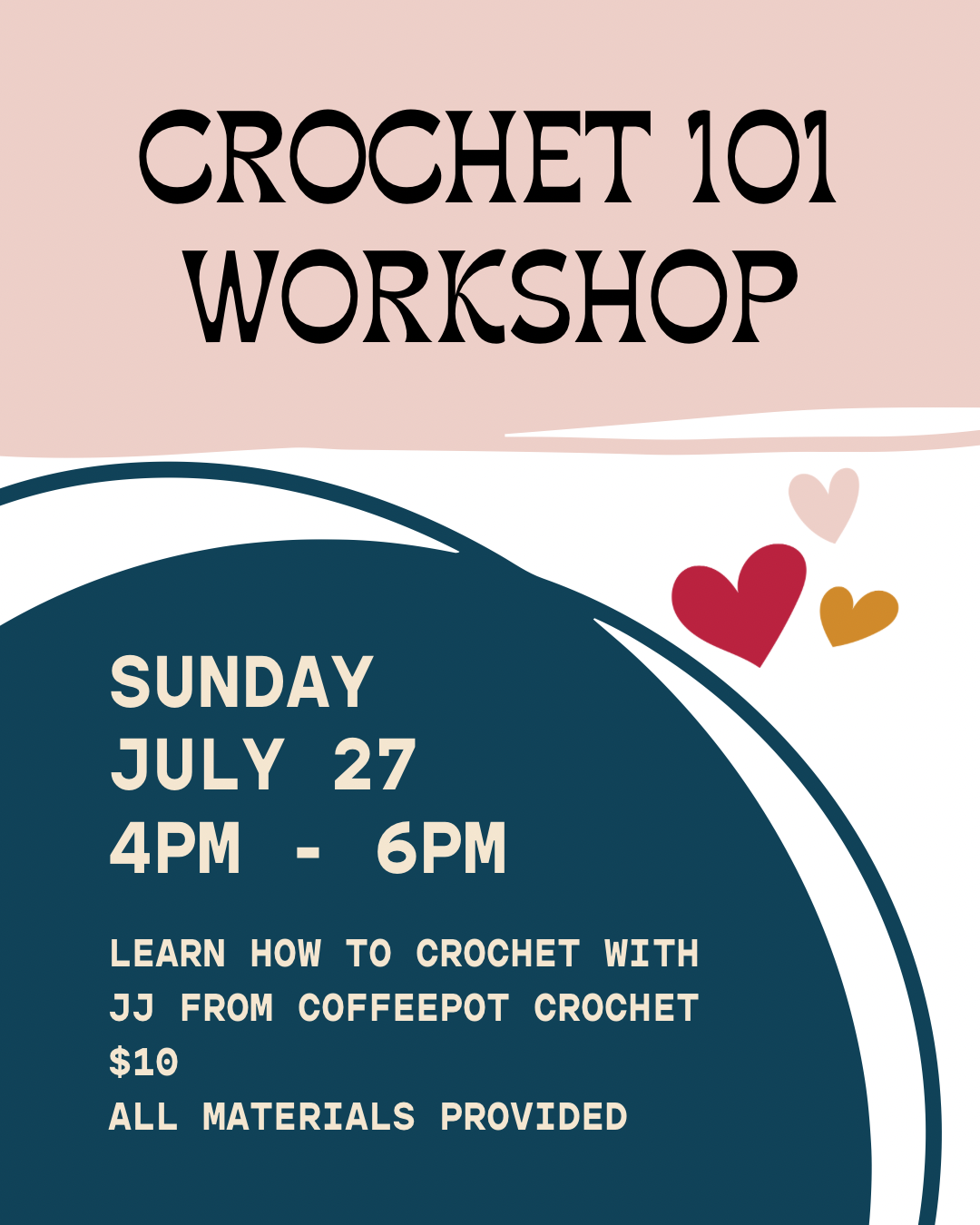 Crochet 101 Workshop