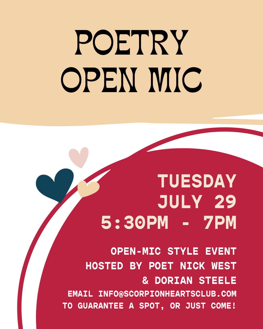 Poetry Open Mic