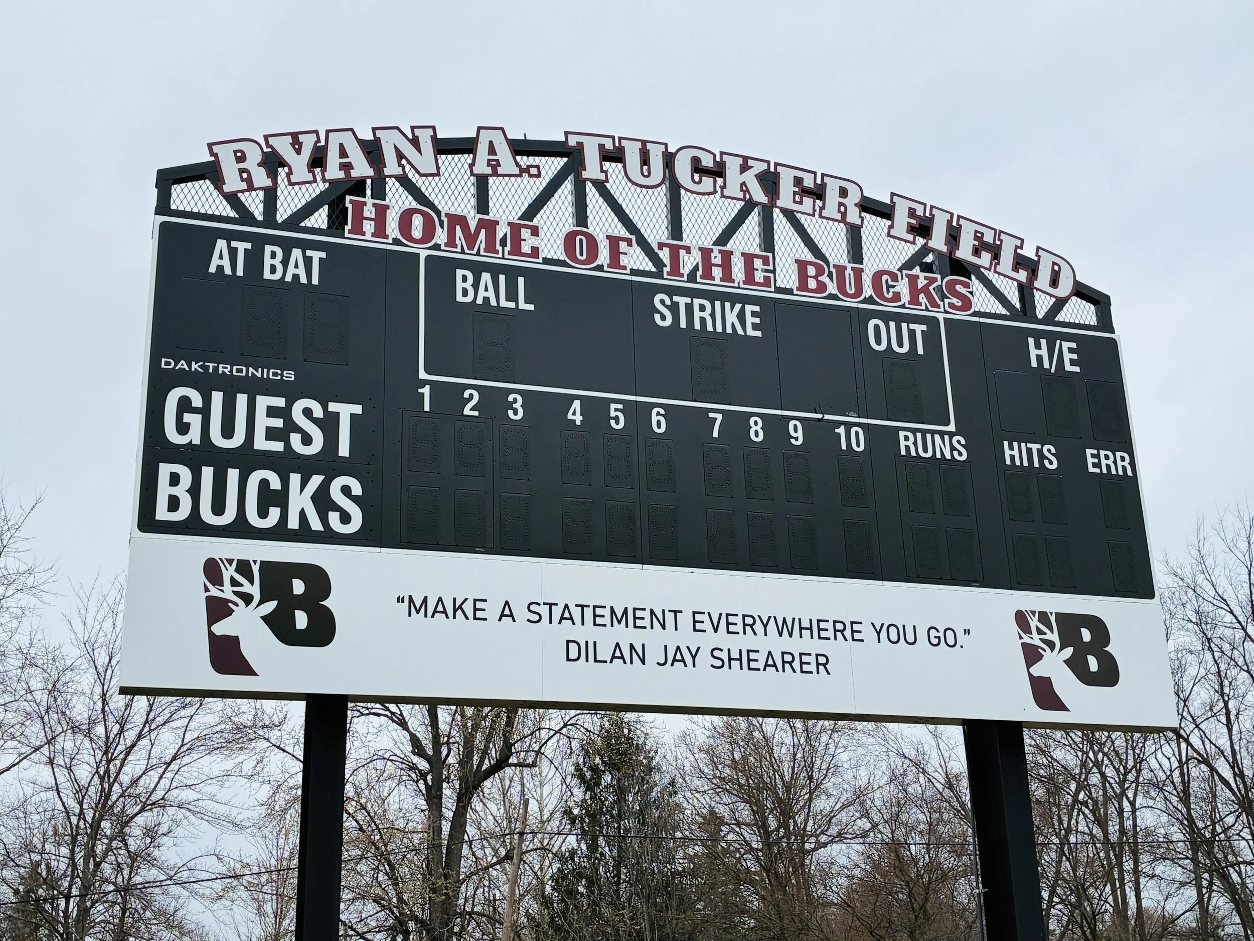 Buchanan High School Baseball Field Renovated, Dedicated asRyan A. Tucker Field