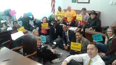 We sat in: Grassley #StopSessions direct action recap