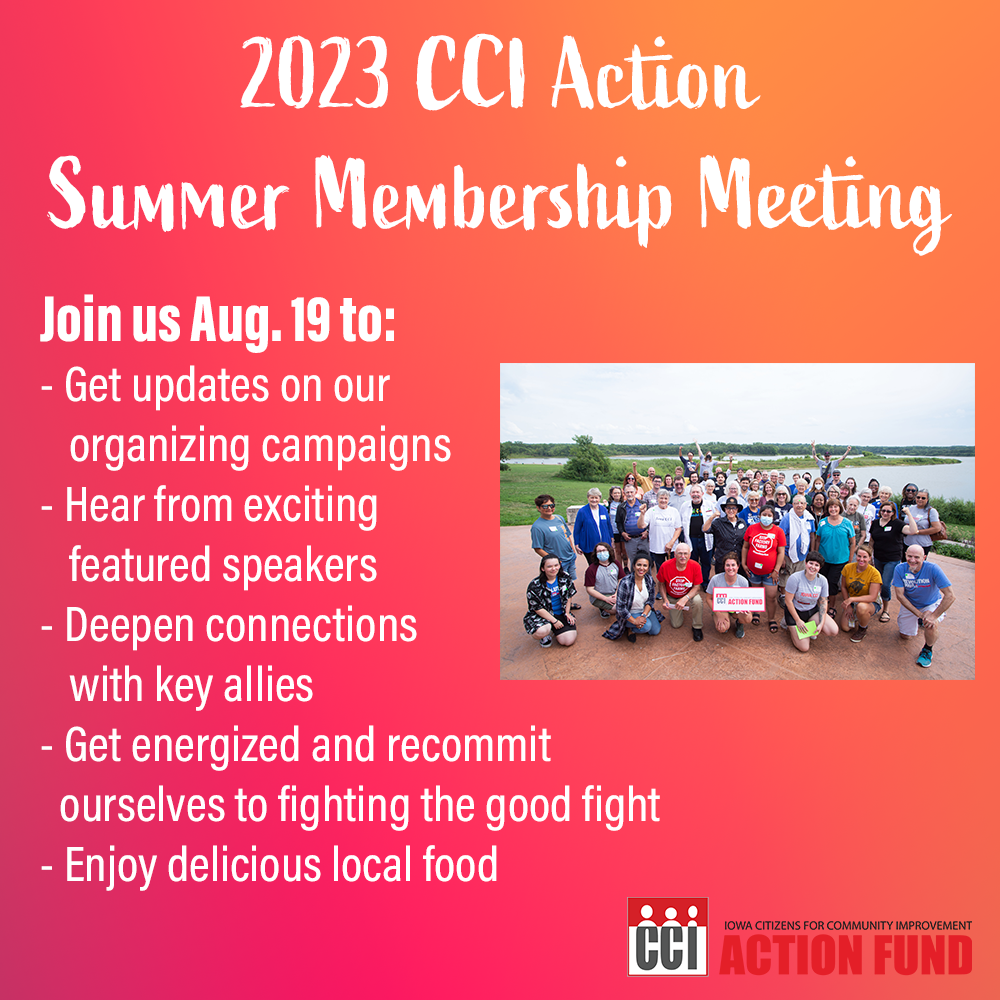 This week in Iowa organizing…