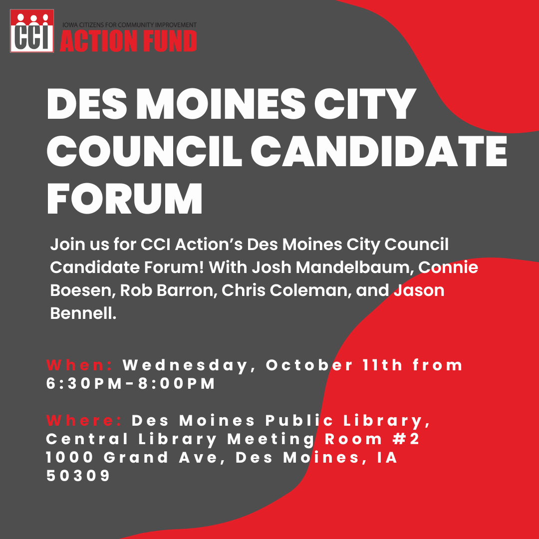 This week in Iowa organizing…