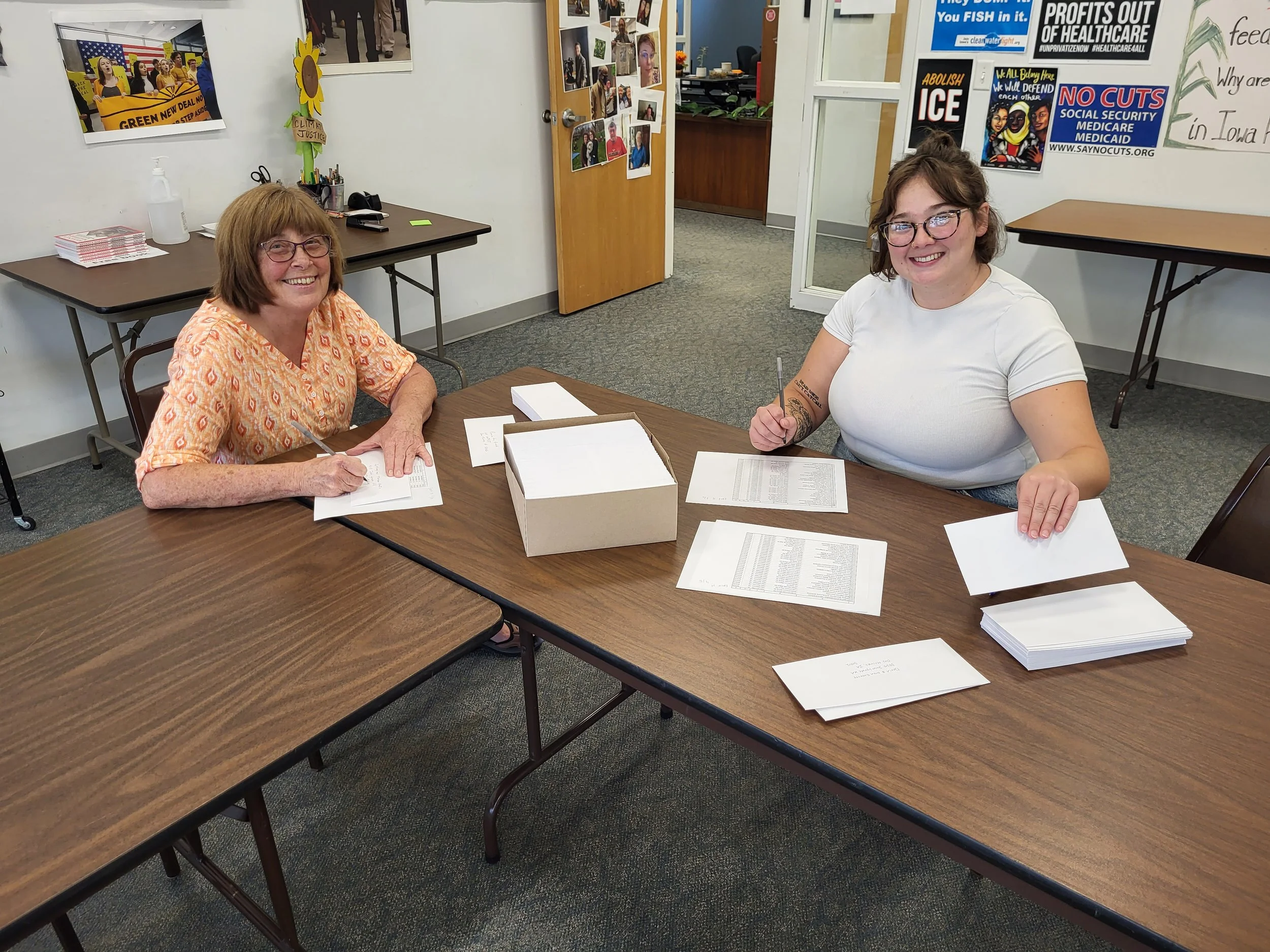 This week in Iowa organizing…