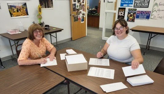 This week in Iowa organizing…