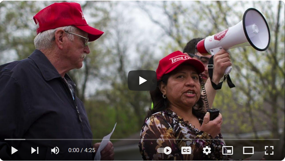 This week in Iowa organizing…
