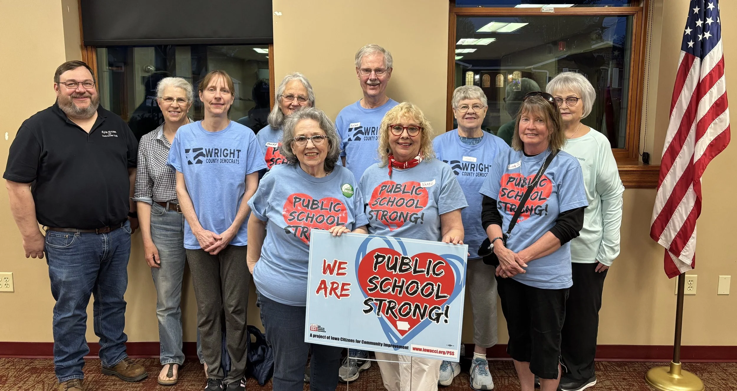 This week in Iowa organizing…