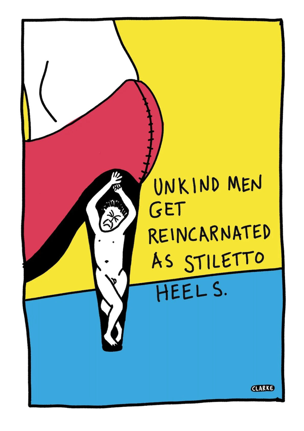 Colourful illustration of swirling waves labelled with emotions: anger, happiness, grief, sadness, with the question "Can you swim?" at the bottom.