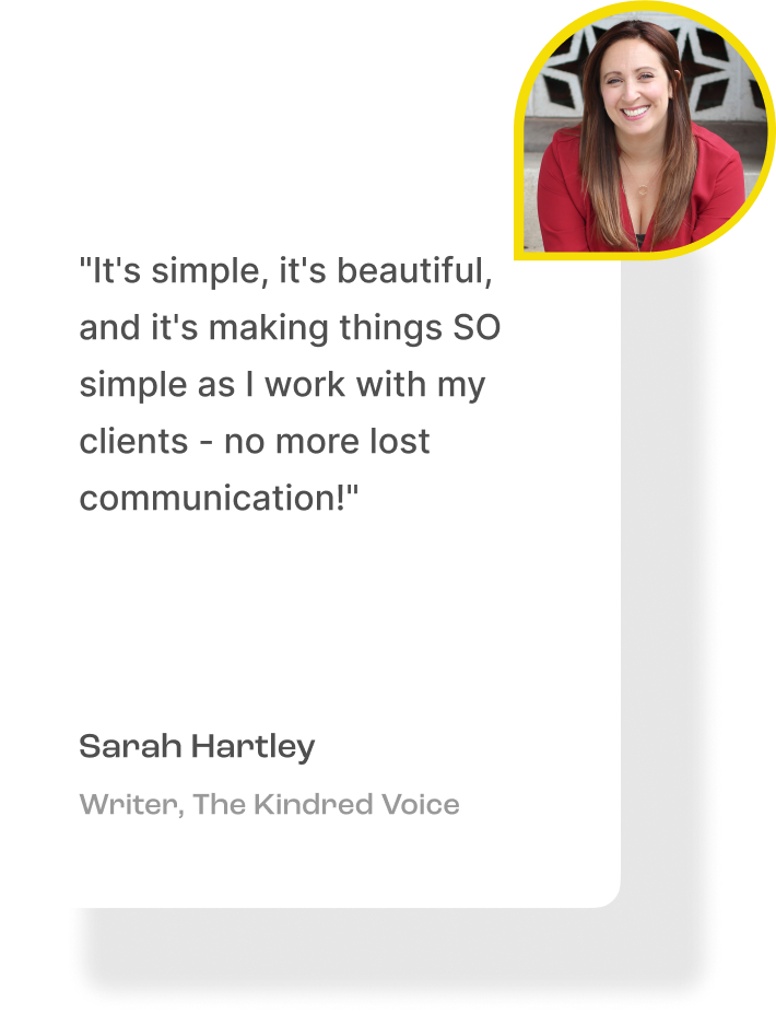 Sarah Hartley Kindred Voice Writor, Author and Editor using WillowSpace CRM