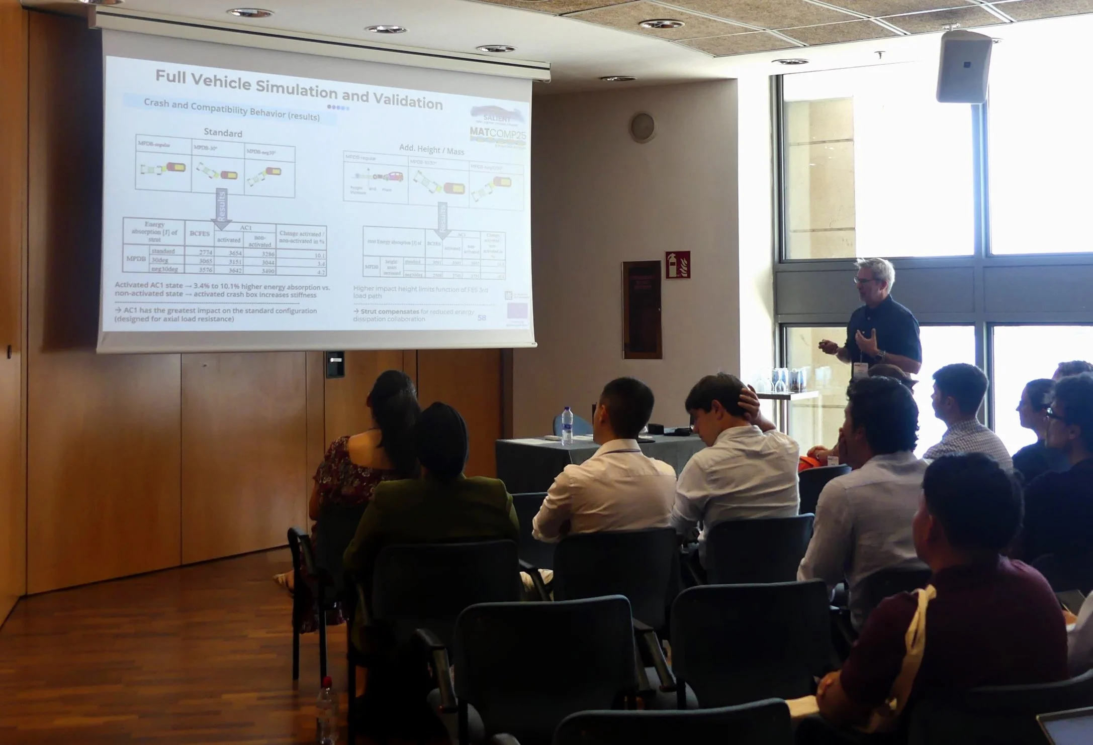 Karlheinz Kunter representing the activities of VIF.