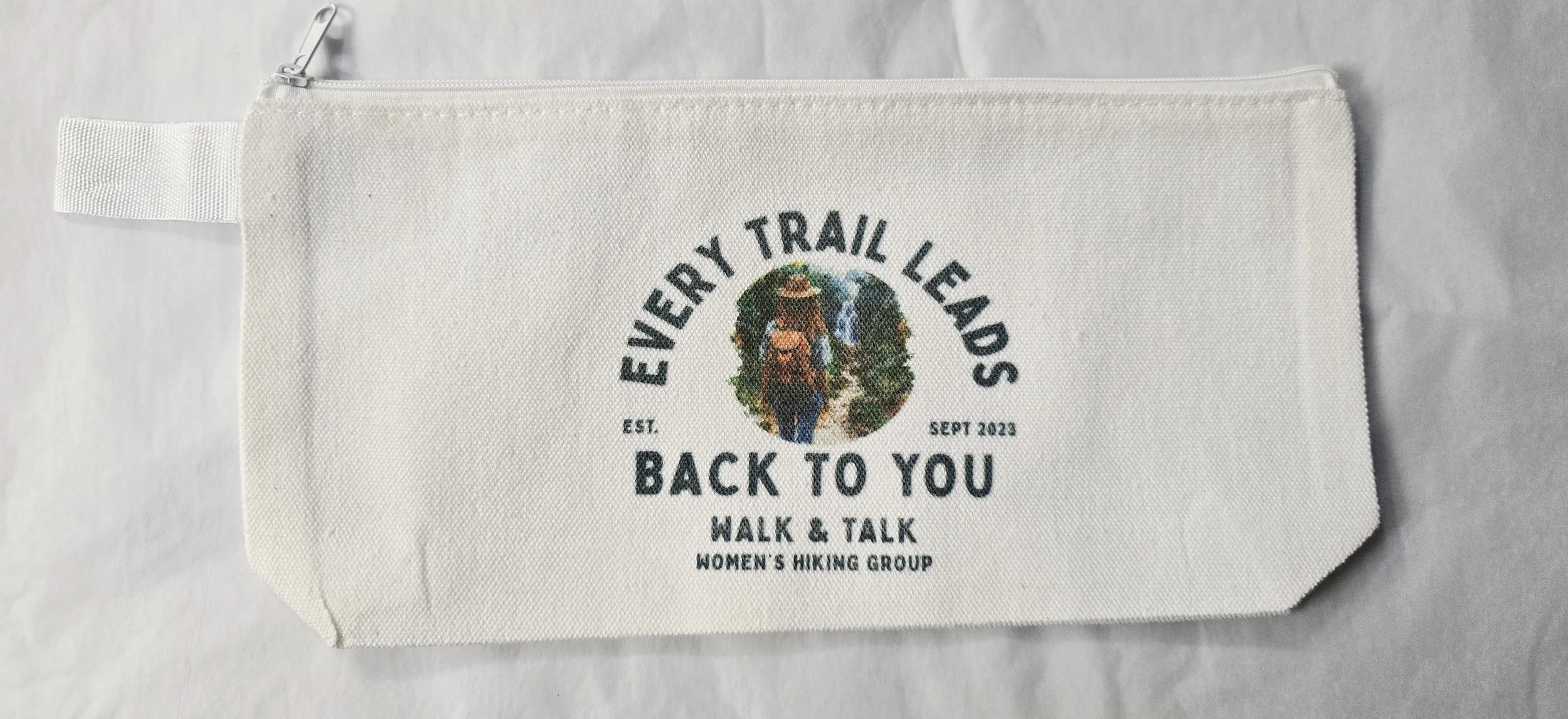 Walk and Talk Makeup / Travel Bag with logo