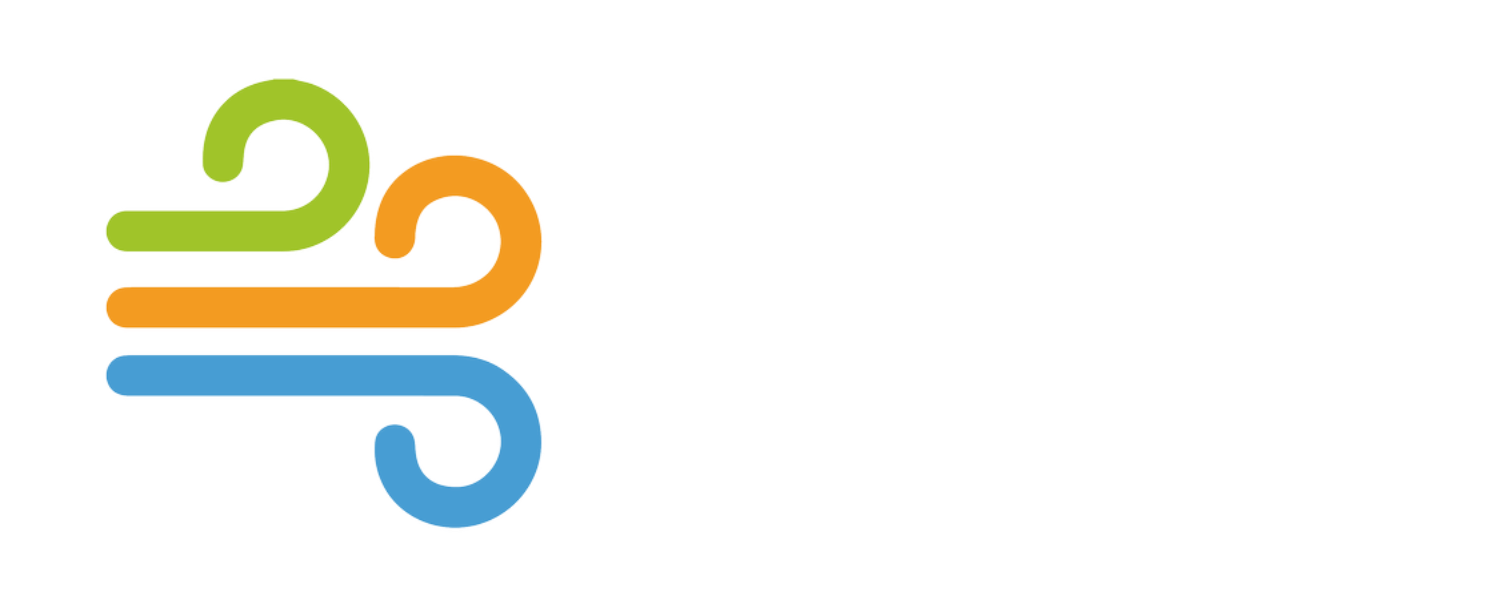 CleanAir white logo